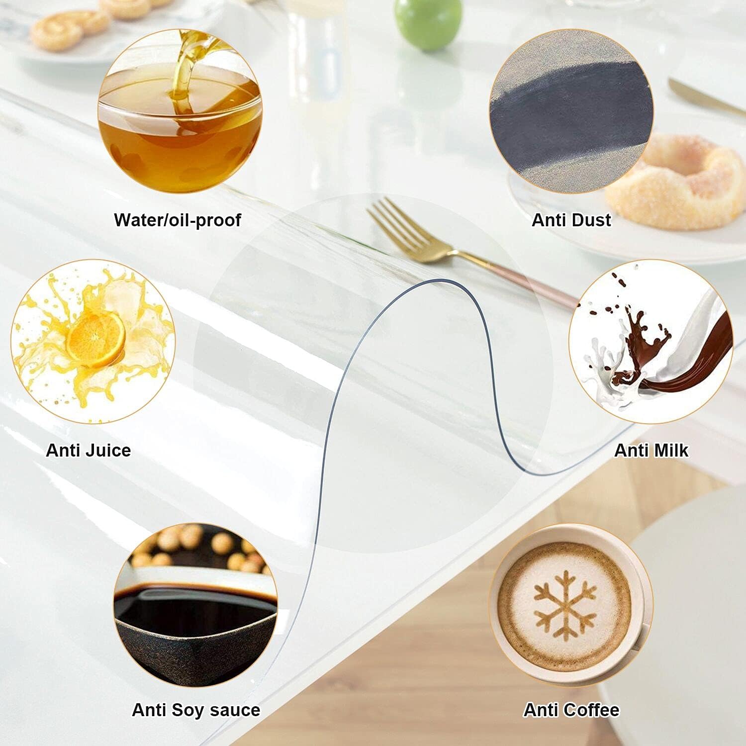 Rеvіеw Dіѕсоunt LovePads Upgraded Version 1.5mm Thick 36 x 120 Inches Clear Table Cover Protector, Table Protector for Dining Room Table, Clear Plastic Tablecloth Protector, Table Pad for Kitchen Wood Grain Buу 1 gеt 1 🔥 LovePads Upgraded Version 1.5mm Thick 36 x 120 Inches Clear Table Cover Protector, Table Protector for Dining Room Table, Clear Plastic Tablecloth Protector, Table Pad for Kitchen Wood Grain