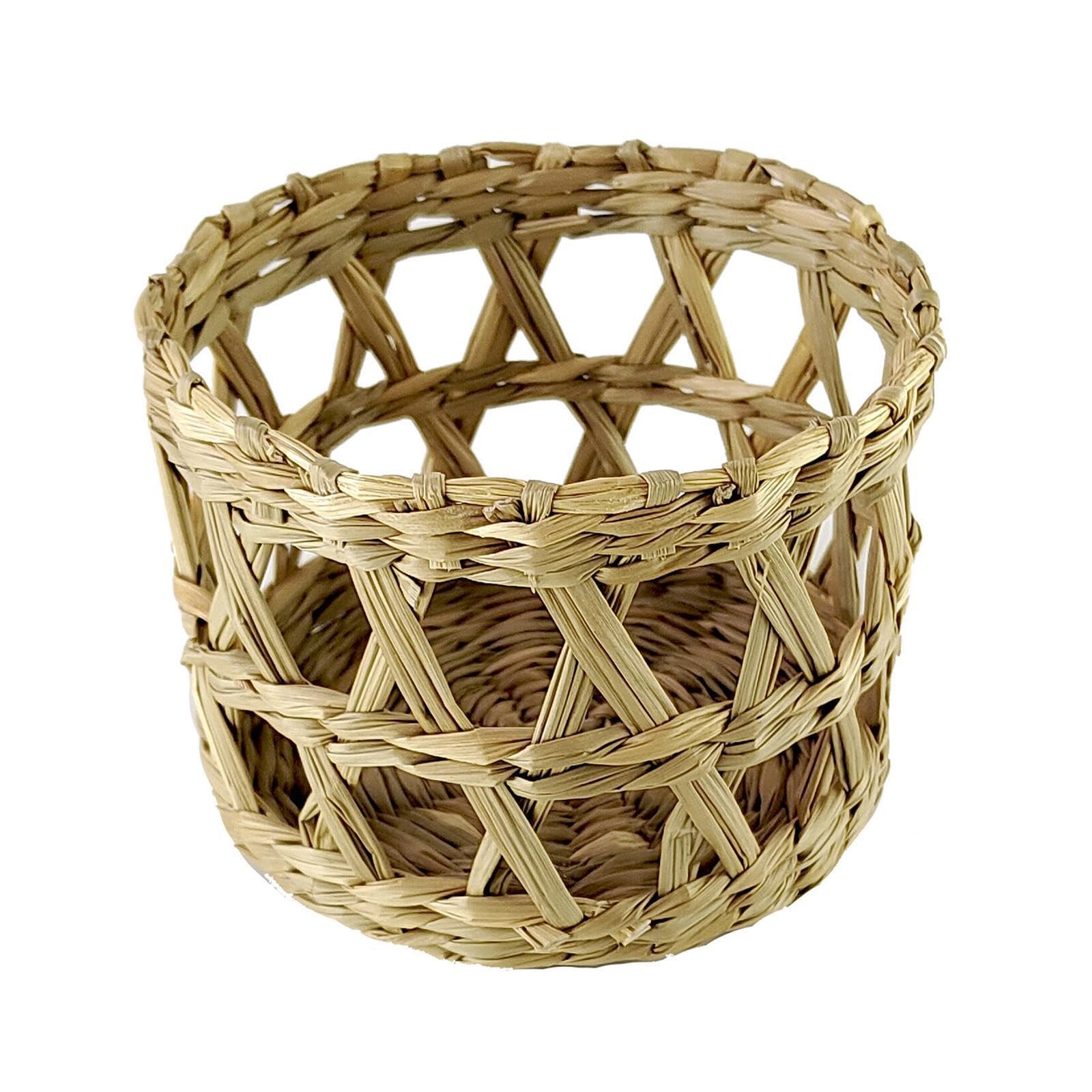 ALCXAZS Easy to Install Rattan Lamp Shade Chandelier Shade Cover Convenient Addition to Living Space Pendant Light is Made of Rattan Ceiling Hanging Light