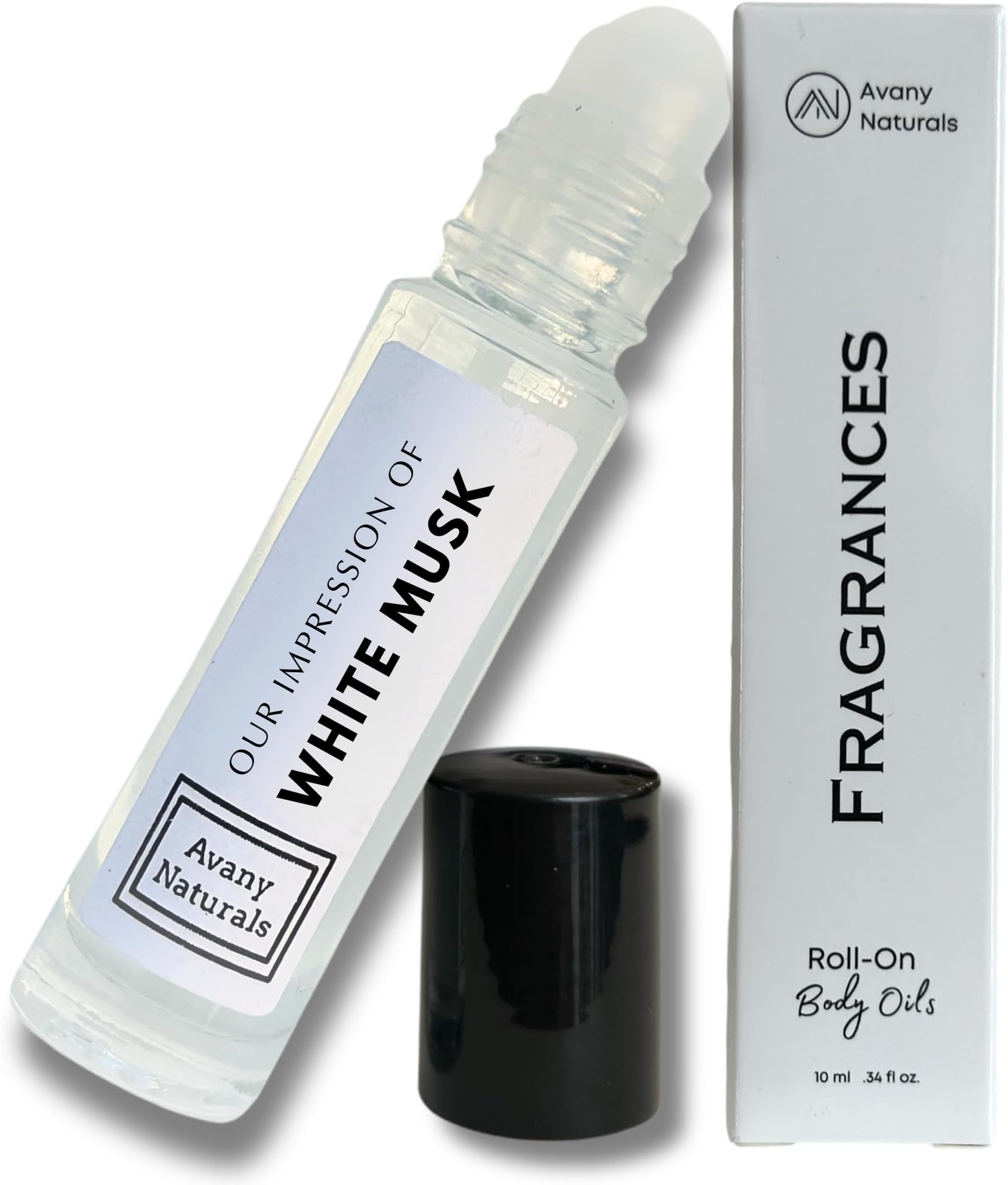 White Musk Oil - Scented Body Oil, Fragrance Oil For Skin, Roll On Perfume For Women, Sample Cologne For Men, Enhanced Scents