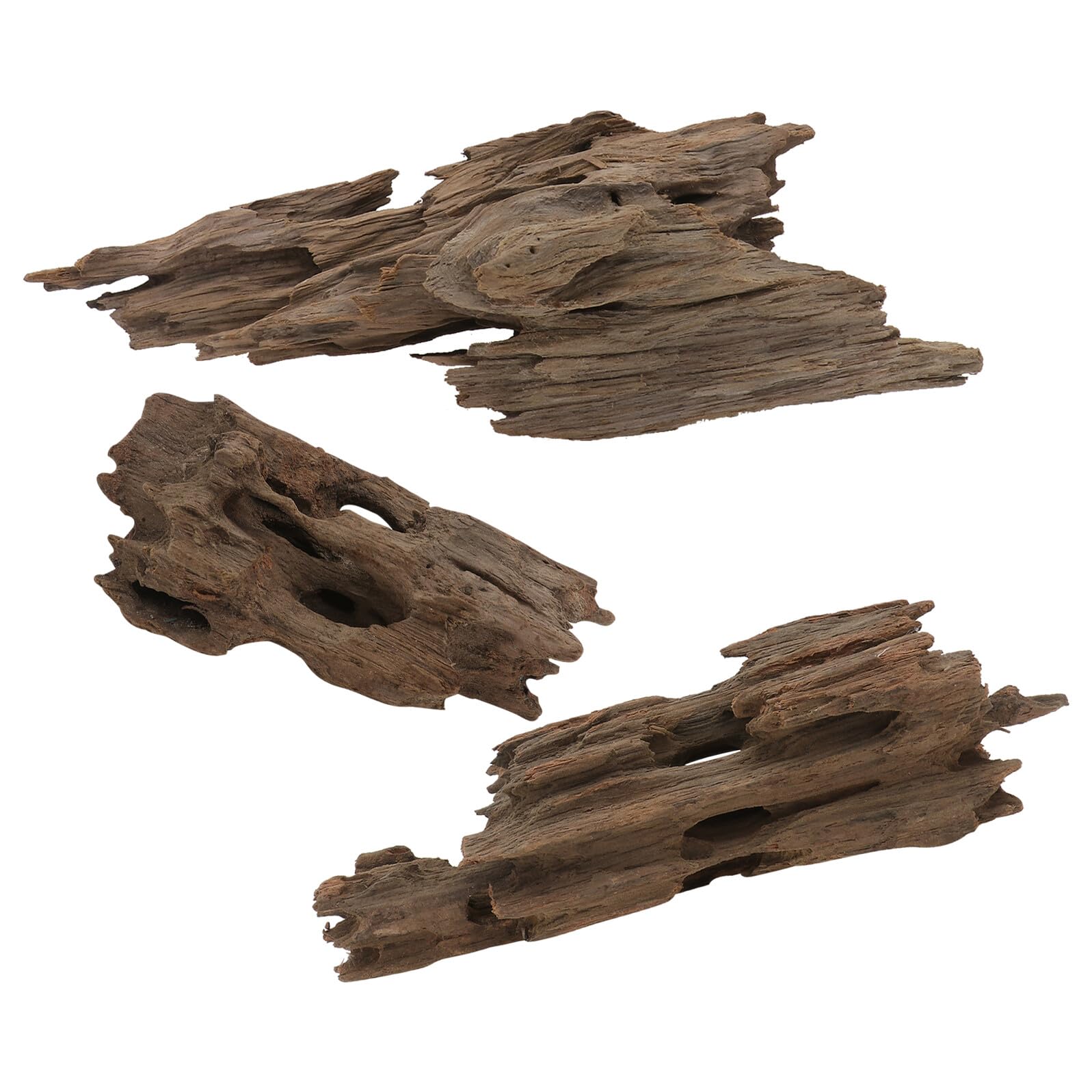 VICASKY Natural Driftwood Shrimp Hideout Aquarium Decoration Hollow Wood Branch 500g Pack Fish Tank Landscape Ornament for Freshwater