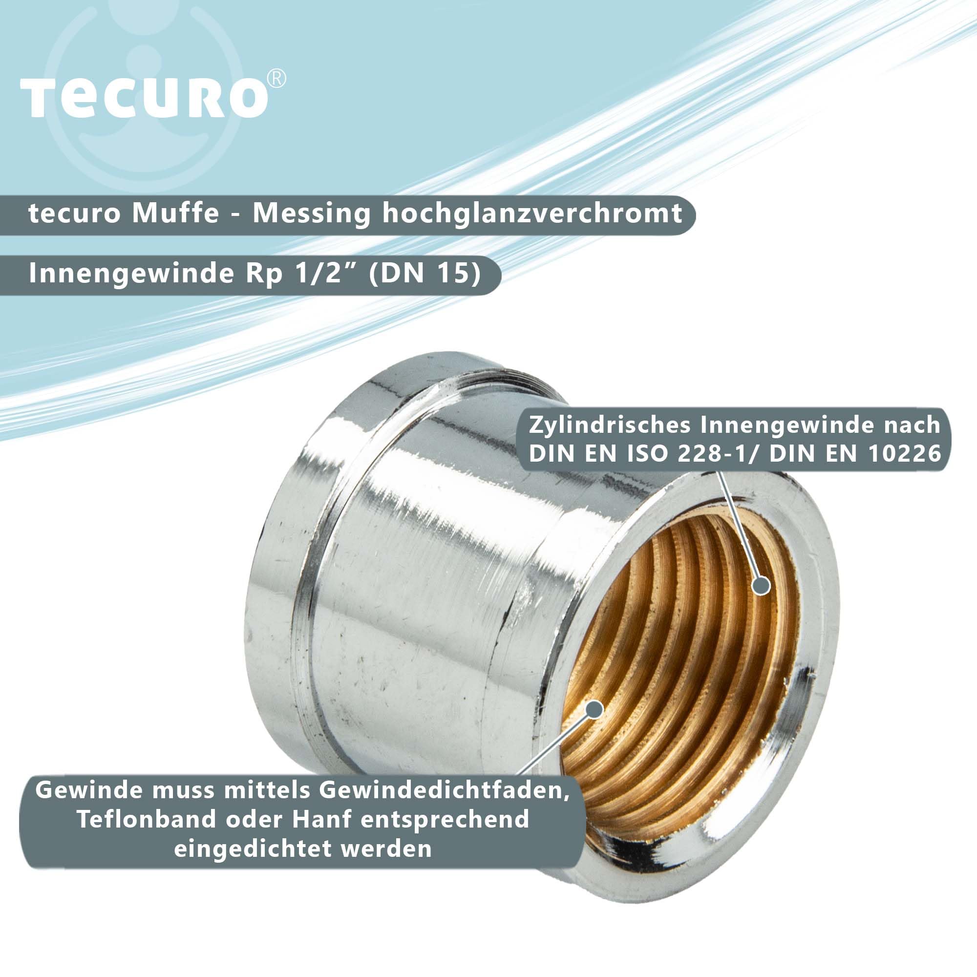 Chumacera Para Remos Laton Cromado - Mar De Fondo