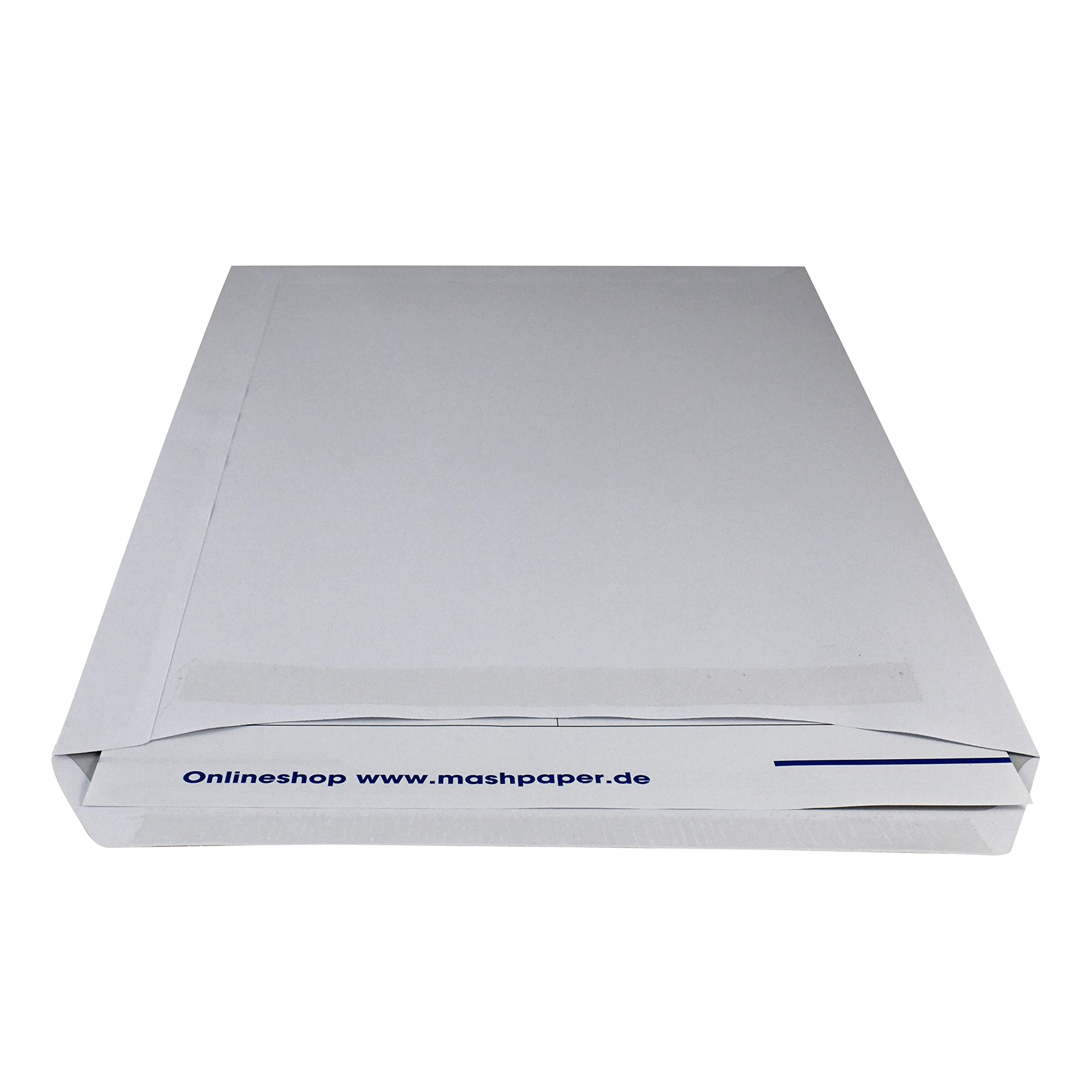 MASHPAPER Versandtaschen DIN C4, weiß, ohne Fenster | 229 x 324 mm | Weiße Versandtaschen C4, 250 Stück, Offset weiß chlorfrei 120g/qm, Selbstklebung, ideal für A4 Dokumente ohne Knicken, 102254