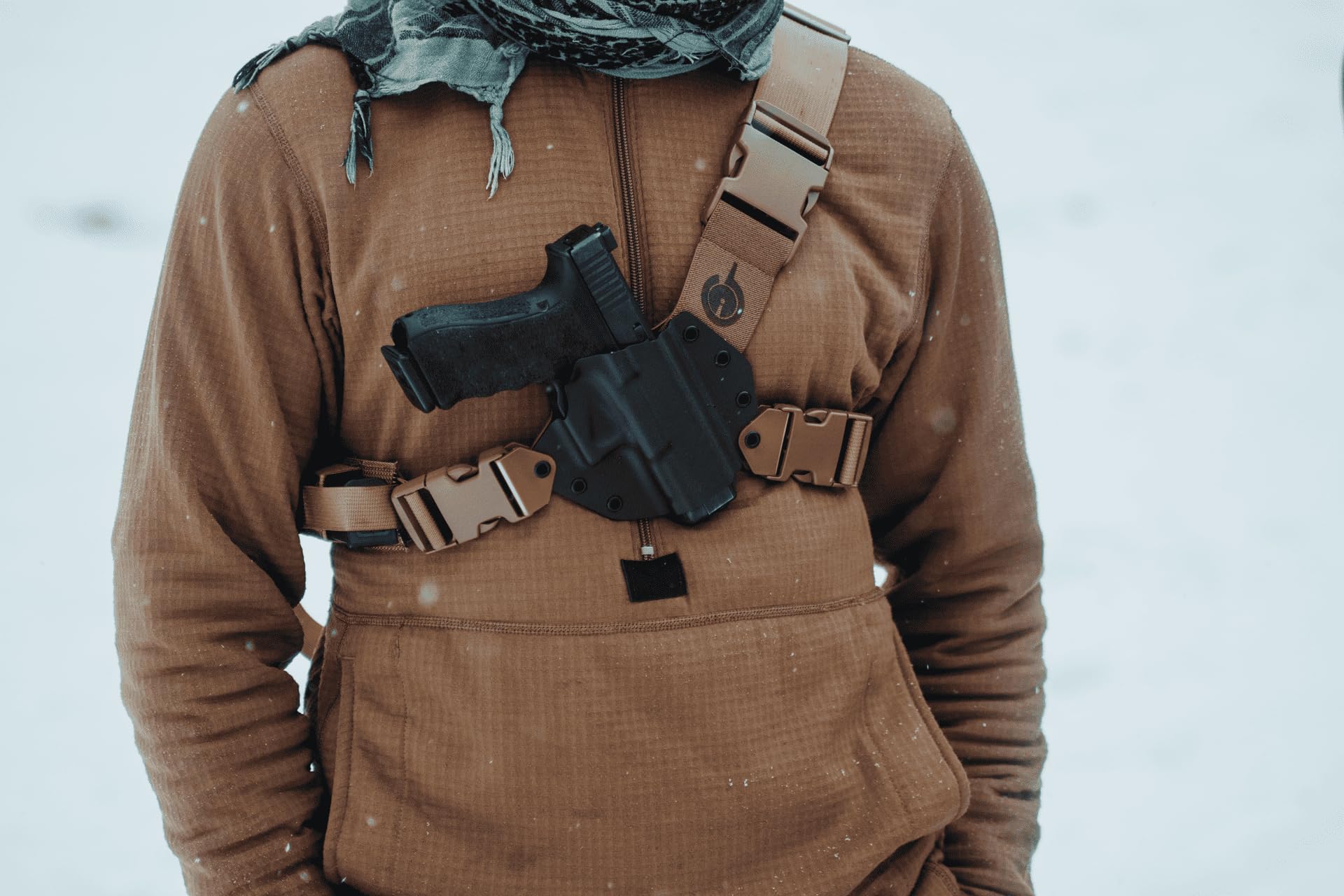 Amazon.com : GunfightersINC Kenai Chest Holster for a Sig P320 X