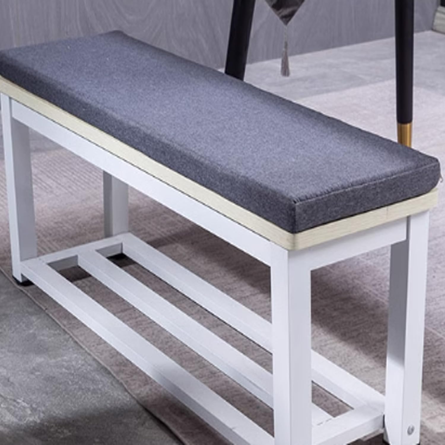 Cuscino per panca da giardino, impermeabile e rimovibile, antiscivolo, adatto per porte scorrevoli, 2 o 3 posti, facile da pulire, perfetto per terrazze e balconi