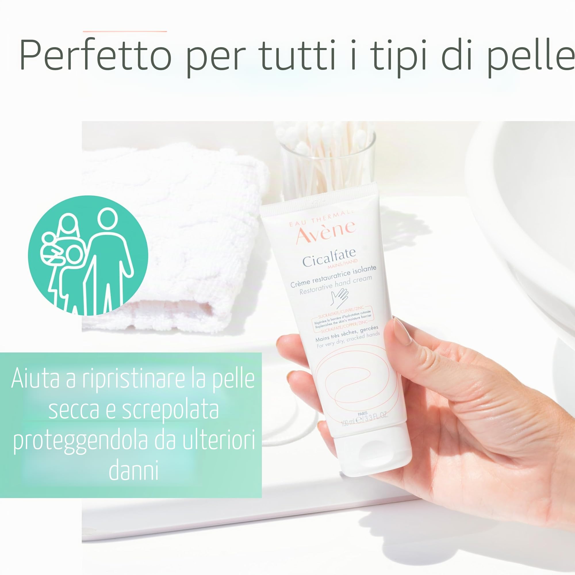 Avene Cicalfate Crema Mani, 100 ml