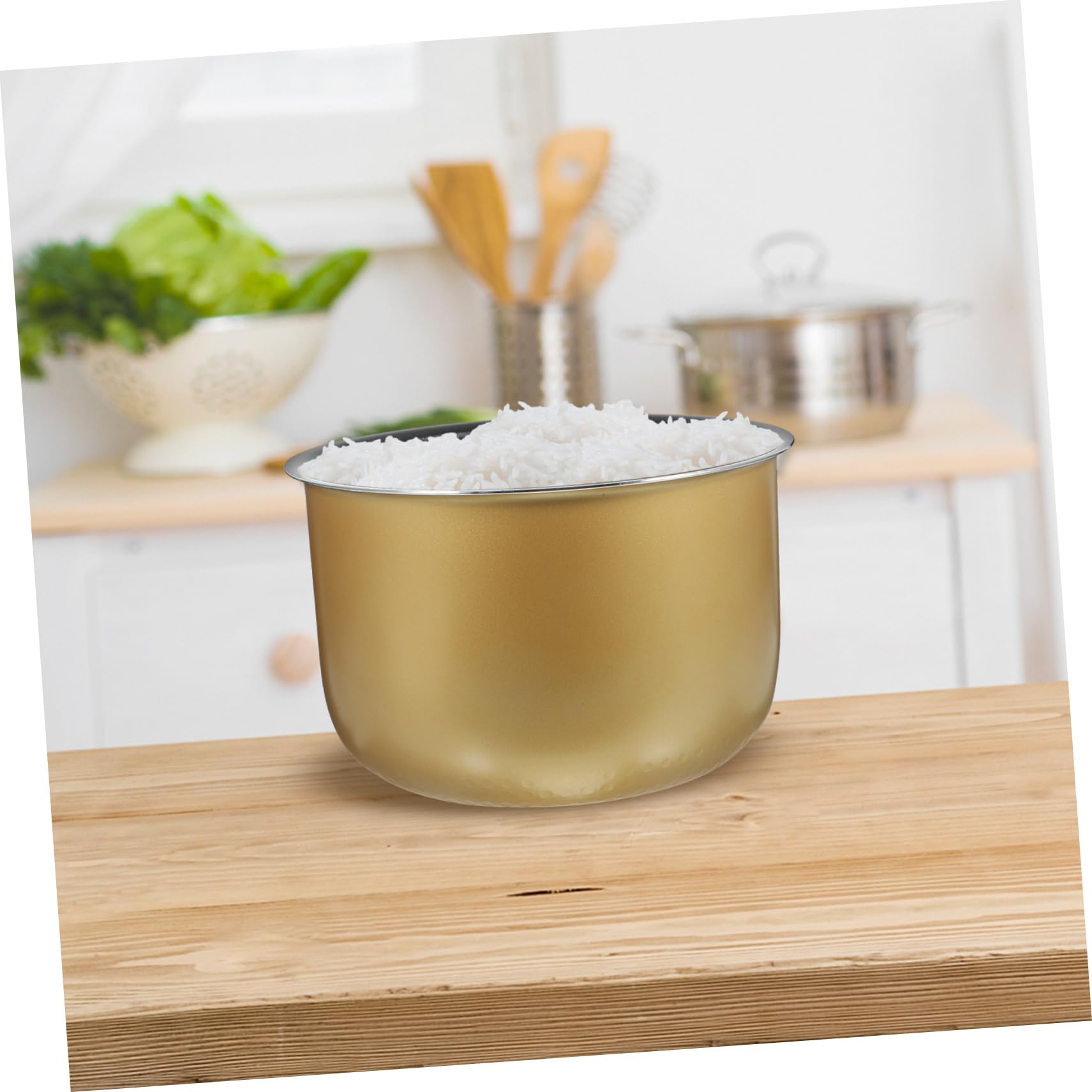 SHOWERORO Olla Interior para Olla Arrocera De 5 litros En Aleación De Aluminio, Compatible Modelos, Adecuado para Cocinar Arroz y Pasteles En Cocina Eléctrica