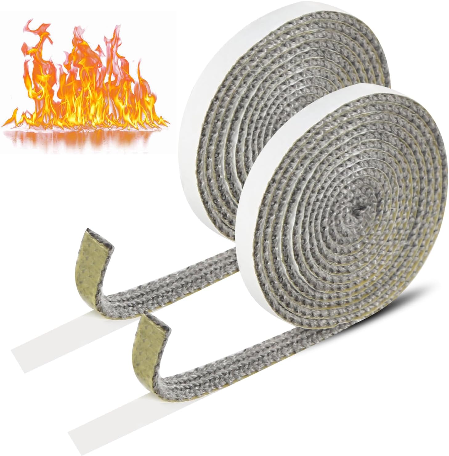 Selbstklebend Kamin Dichtband,Kamindichtung,Ofendichtband,Feuerfestes Dichtungsband für Kaminofentür,Ofenrohr,Kaminscheiben Dichtung, Hitzebeständig bis 550°C, Kamine&Öfen Zubehör (3mm x 10mm x 3m Selbstklebend Kamin Dichtband,Kamindichtung,Ofendichtband,Feuerfestes Dichtungsband für Kaminofentür,Ofenrohr,Kaminscheiben Dichtung, Hitzebeständig bis 550°C, Kamine&Öfen Zubehör (3mm x 10mm x 3m