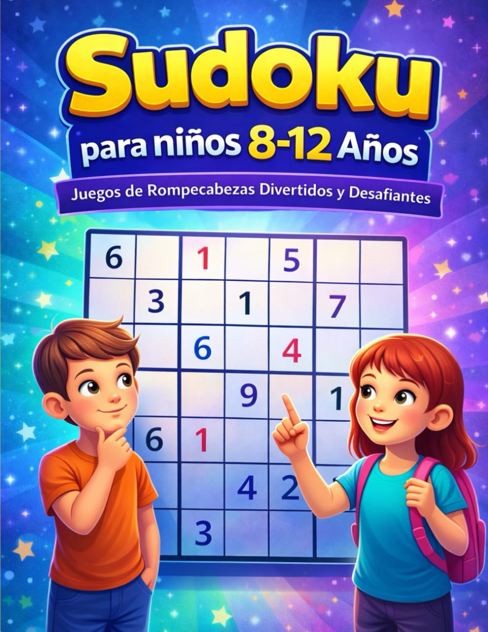 Sudoku para Niños 8-12 Años: 250 rompecabezas para estimular el cerebro, de fáciles a difíciles, con soluciones.