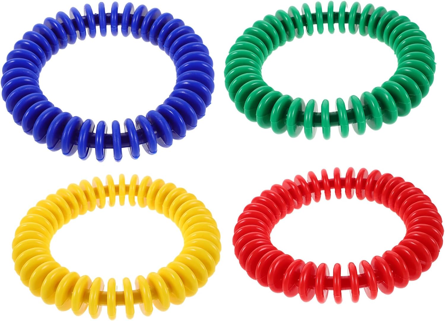 4 Pack Plastic Dive Rings for Pool Training and Underwater Practice