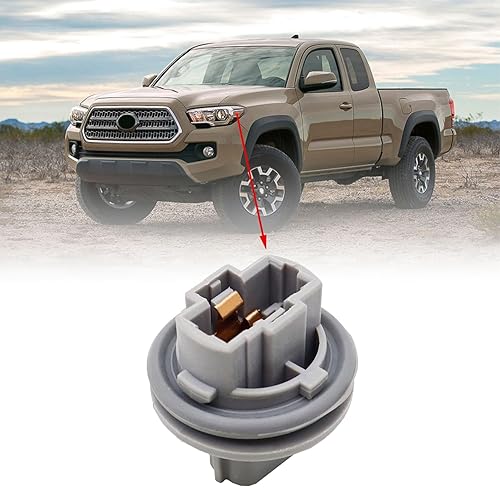FZJDSD Enchufe de enchufe delantero de luz intermitente para Toyota Tacoma 2005-2015 para Camry 2007-2009 para Tundra 2007-2018 para Sequoia