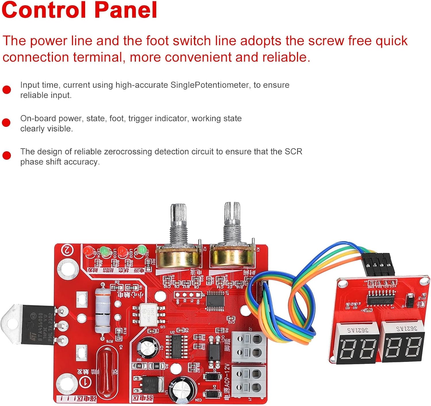 Telituny NY-D01 Control Panel with potentiometers and display