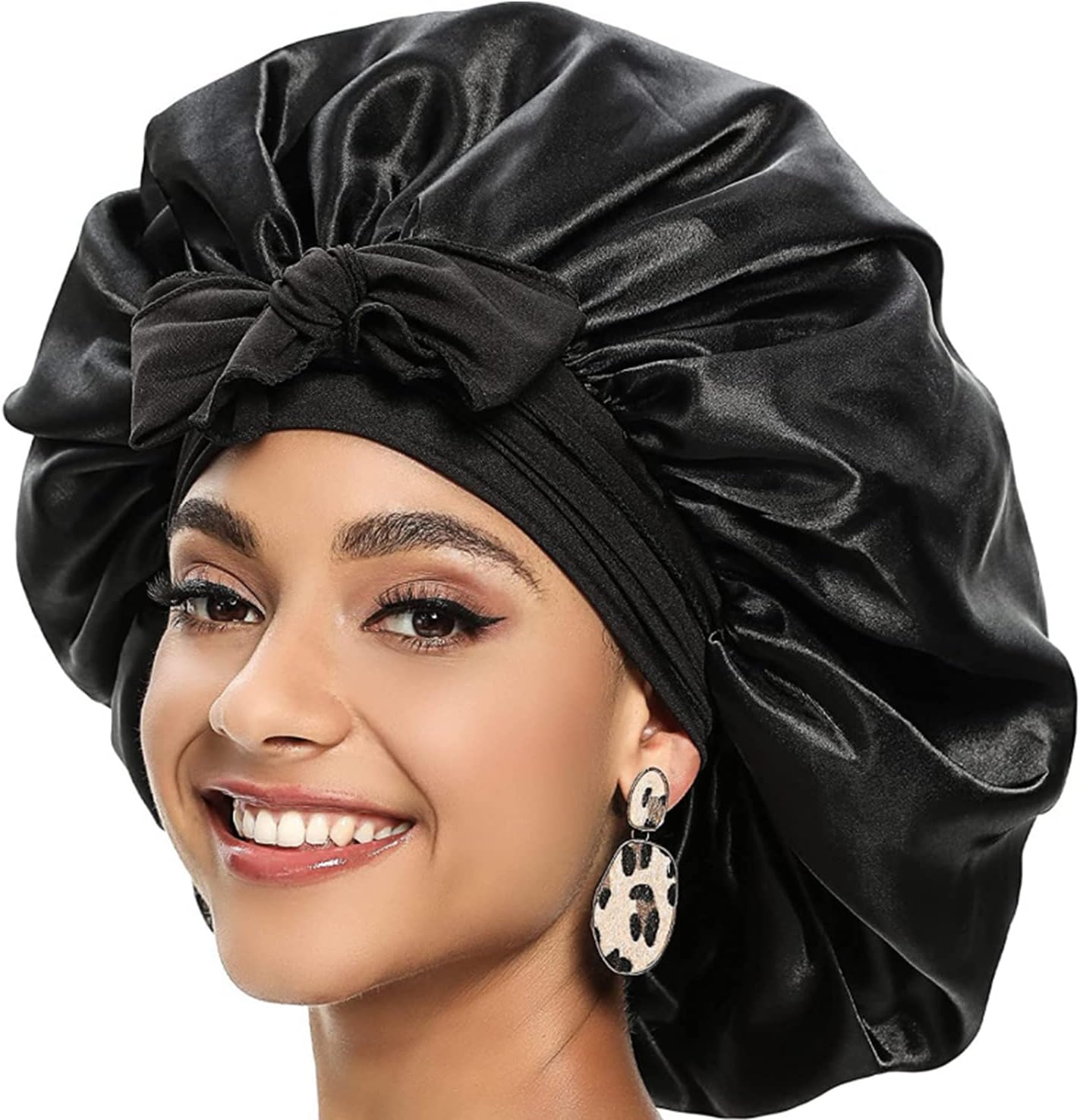Hair for Sleeping, shower caps for women, Bath Caps Satin
