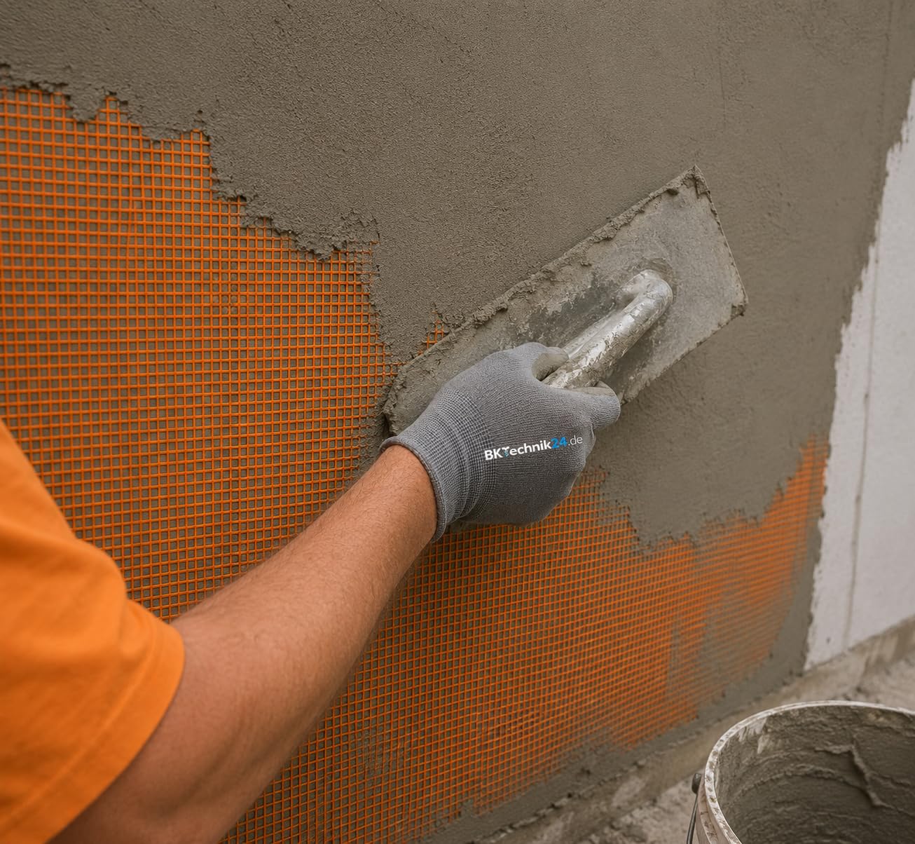 Marke Rotolo di tessuto armato, 55 m², 1,1 m di larghezza, tessuto in fibra di vetro WDVS, 165 g/m², tessuto per intonaco interno, tessuto di armatura esterna, rotolo di tessuto isolante per facciate