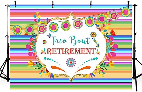 Fondo de fotografía de fiesta mexicana de 7 x 5 pies, diseño de rayas coloridas, decoración floral, suministros de mesa para tartas, fondo, fotomatón