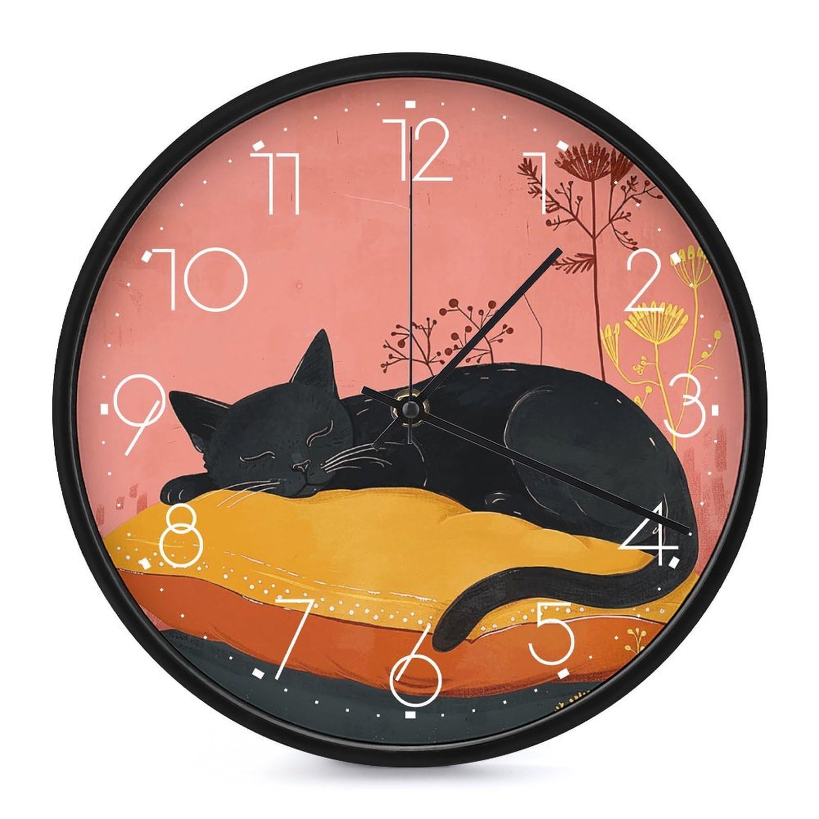 Horloge murale blanche 25 cm idée cadeau idéal pour appartement