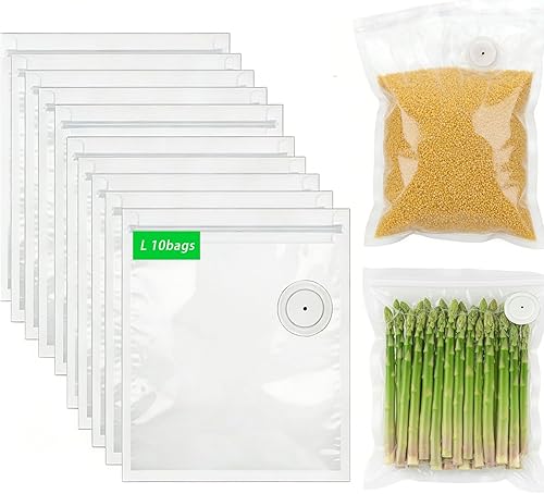 Miniatura 12 de MOMODA Sous Vide - Juego de 30 bolsas de cocina, bolsas reutilizables sin BPA con válvula de aire para cocinas Joule y Anova | Bolsas de