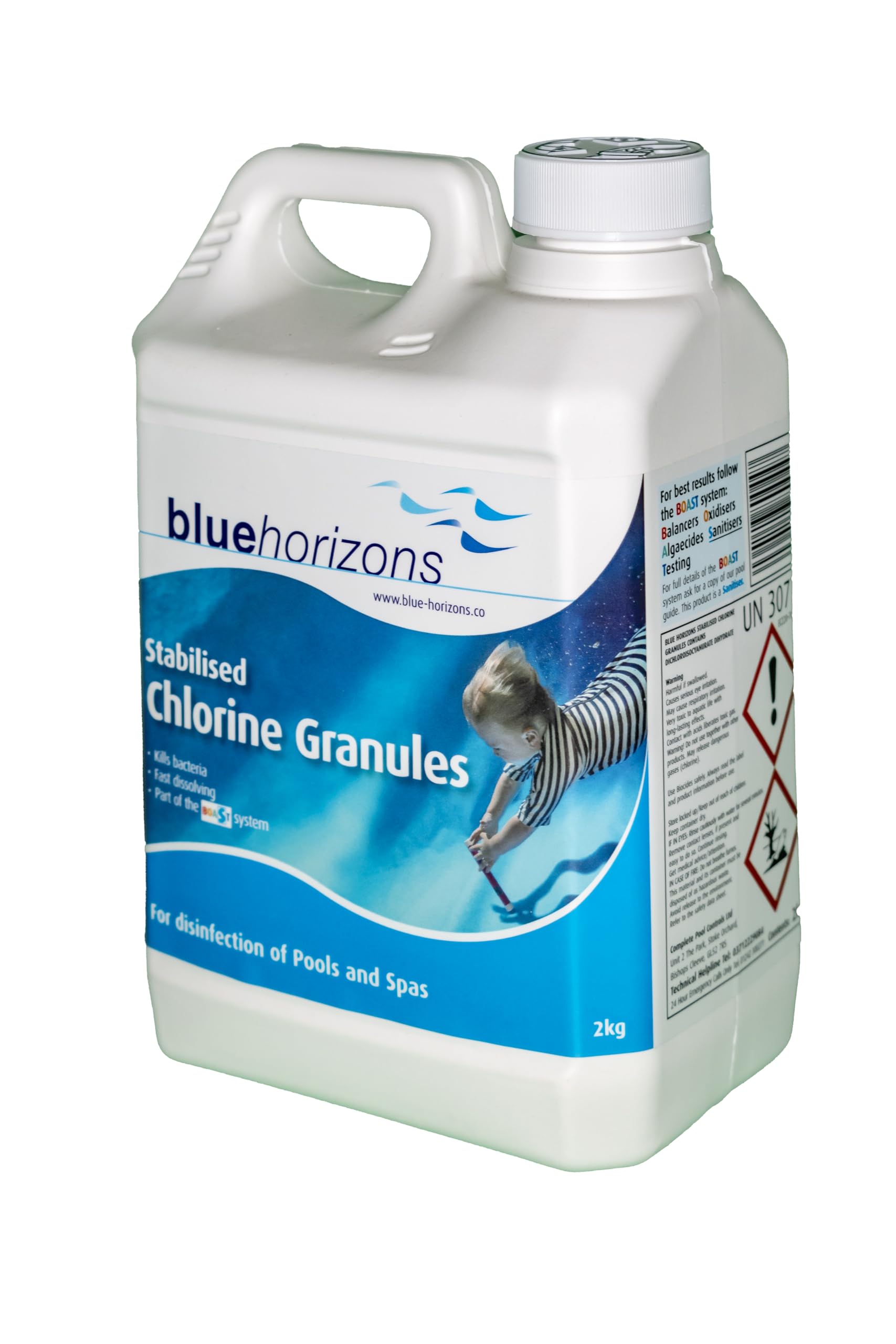 Blue Horizons Stabilised Chlorine Granules - Tub of 5 Kg