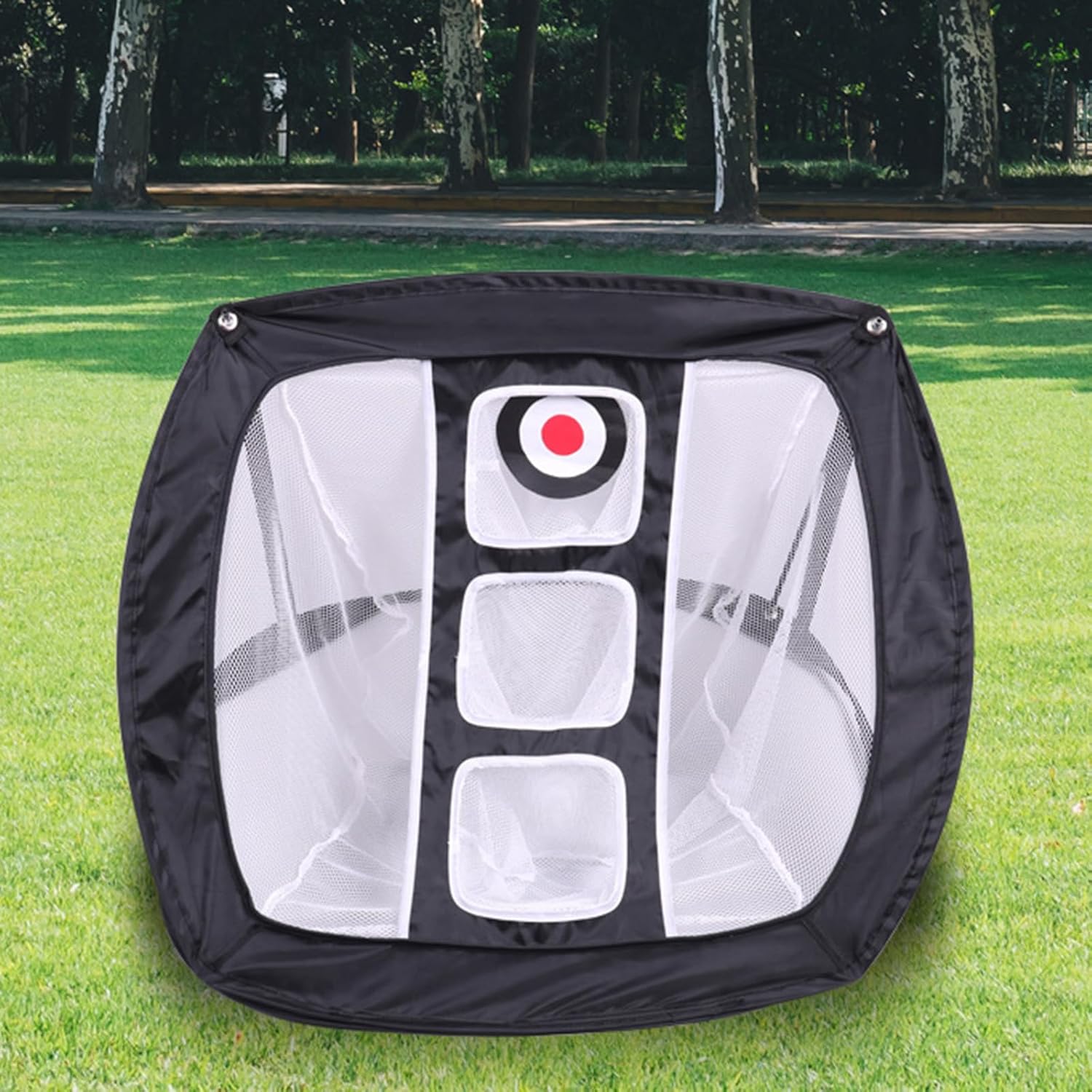 Golf Hitting Training Net Practice with Mat Training Ball Tees for Backyard Driving Chipping Chipping Indoor Outdoor for Beginners