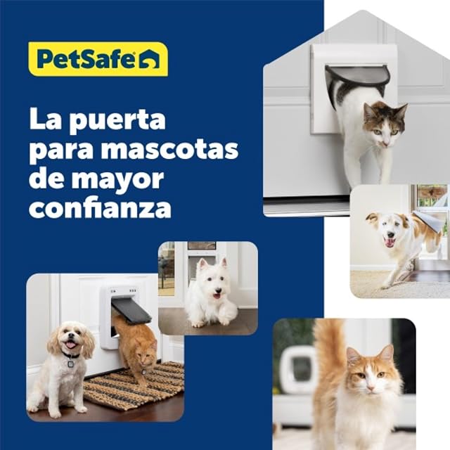 Foto 8 de 8 de PetSafe Staywell Classic, Gatera con 4 Posiciones de Cierre, Gatera de Entrada y Salida, Instalación Fácil