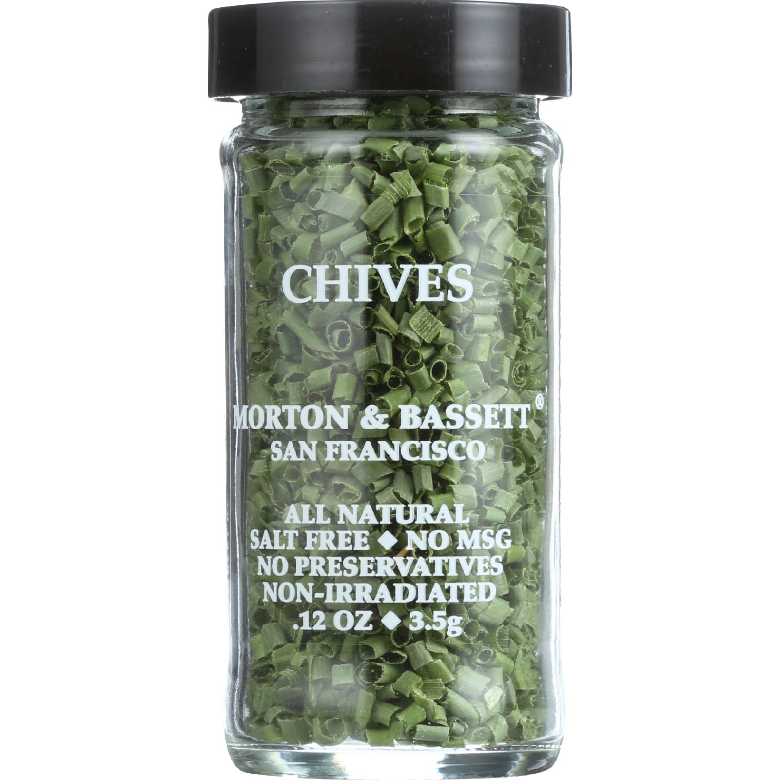 Morton & Bassett Chives, 0.12 oz – Non-GMO, Salt-Free, Fresh and Mild Herb for Garnishes, Soups & Salads