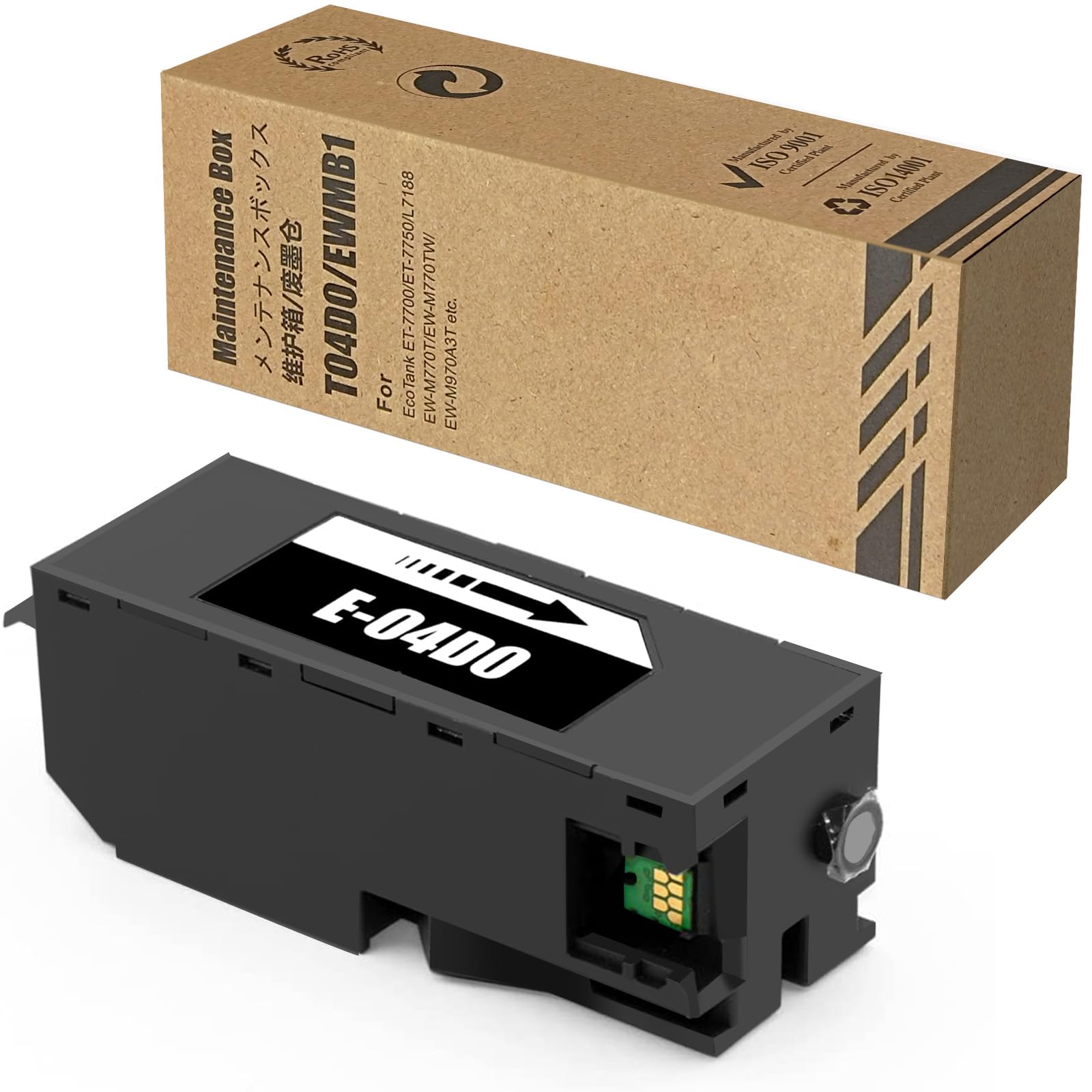 LAIPENG T04D0 04D0 Scatola di Manutenzione C13T04D000 Compatibile per Epson ET-7700 ET-7750 L7188 Stampanti
