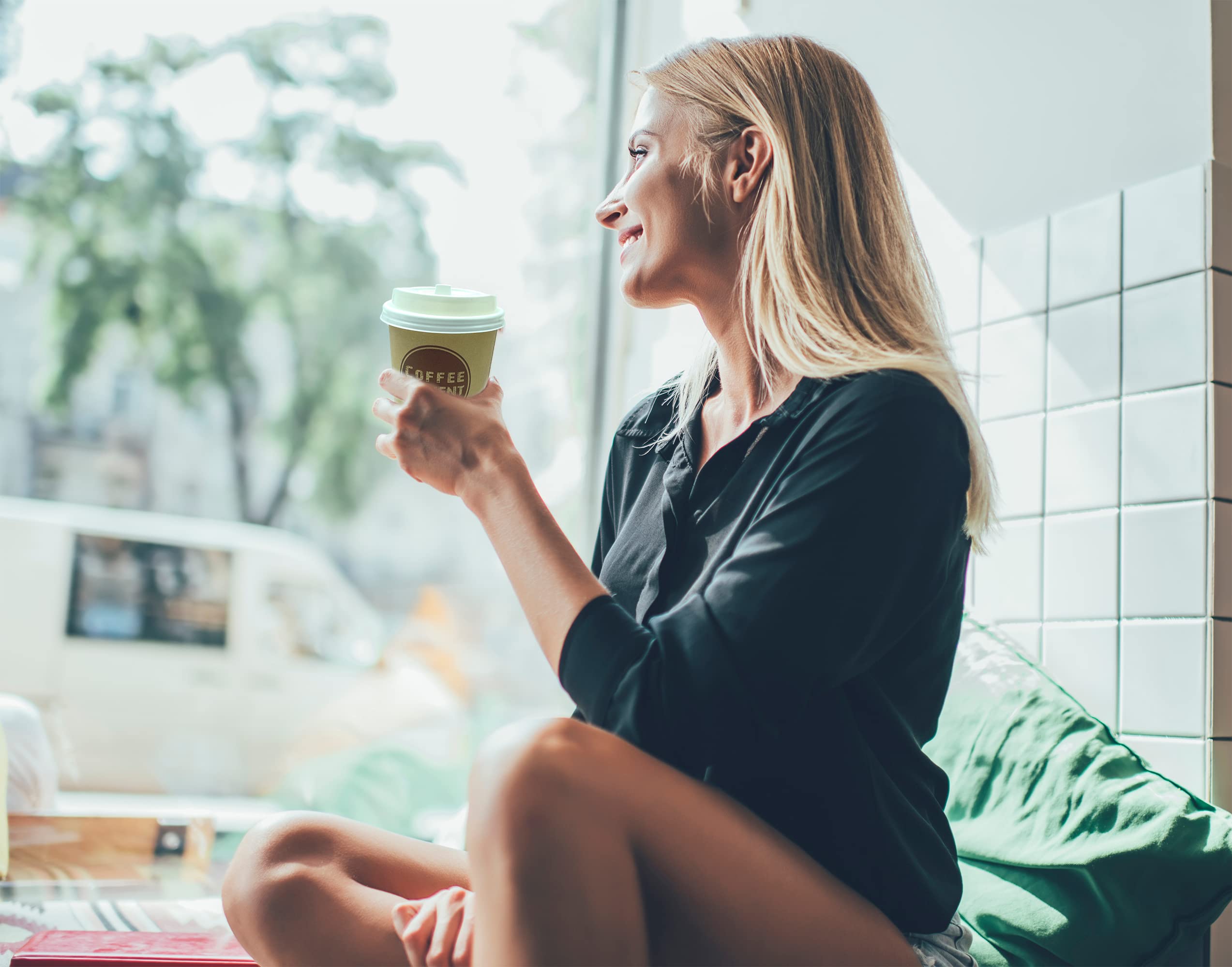 Tebery Lot De 300 Gobelets Jetables, En Papier, De Qualité Supérieure