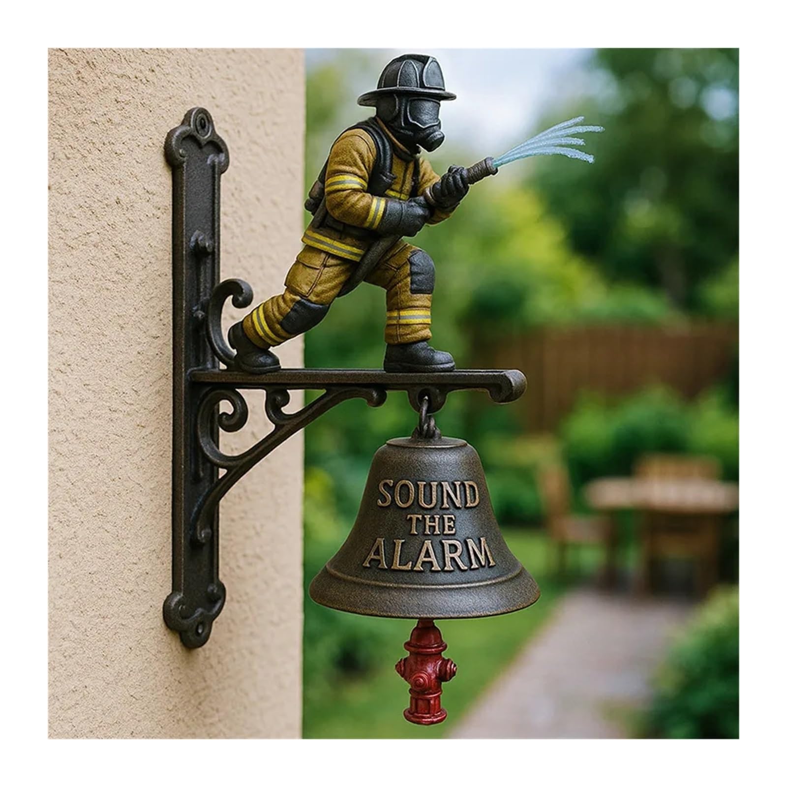 RTBVGHJIK Witch Bell Wind Chimes Iron Broom Door Hanger Hanging Decorations For Porch, Garden, Front Door