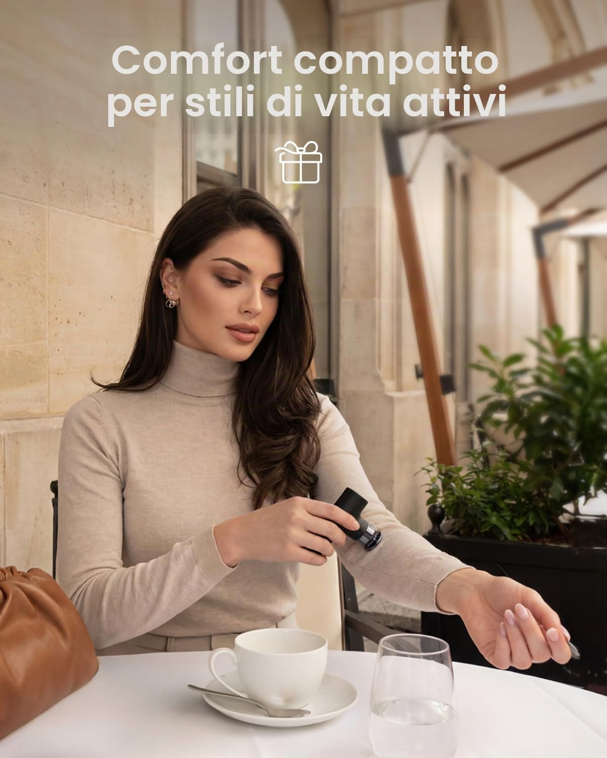 RENPHO Mini Pistola Massaggio Muscolare da 3200 RPM, compatta e potente | Mini Pistola Massaggio Muscolare ultraleggera e silenziosa, ideale per viaggi, lavoro e uso quotidiano