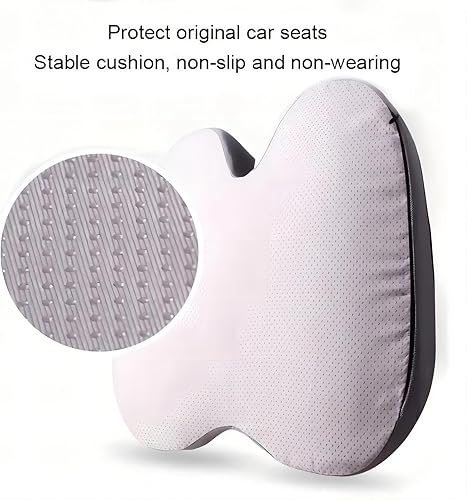 Miniatura 5 de Cojín de asiento de oficinaautomóvil, almohadilla antideslizante para silla para ciática y espalda, alivio del dolor de coxis, almohada de espuma