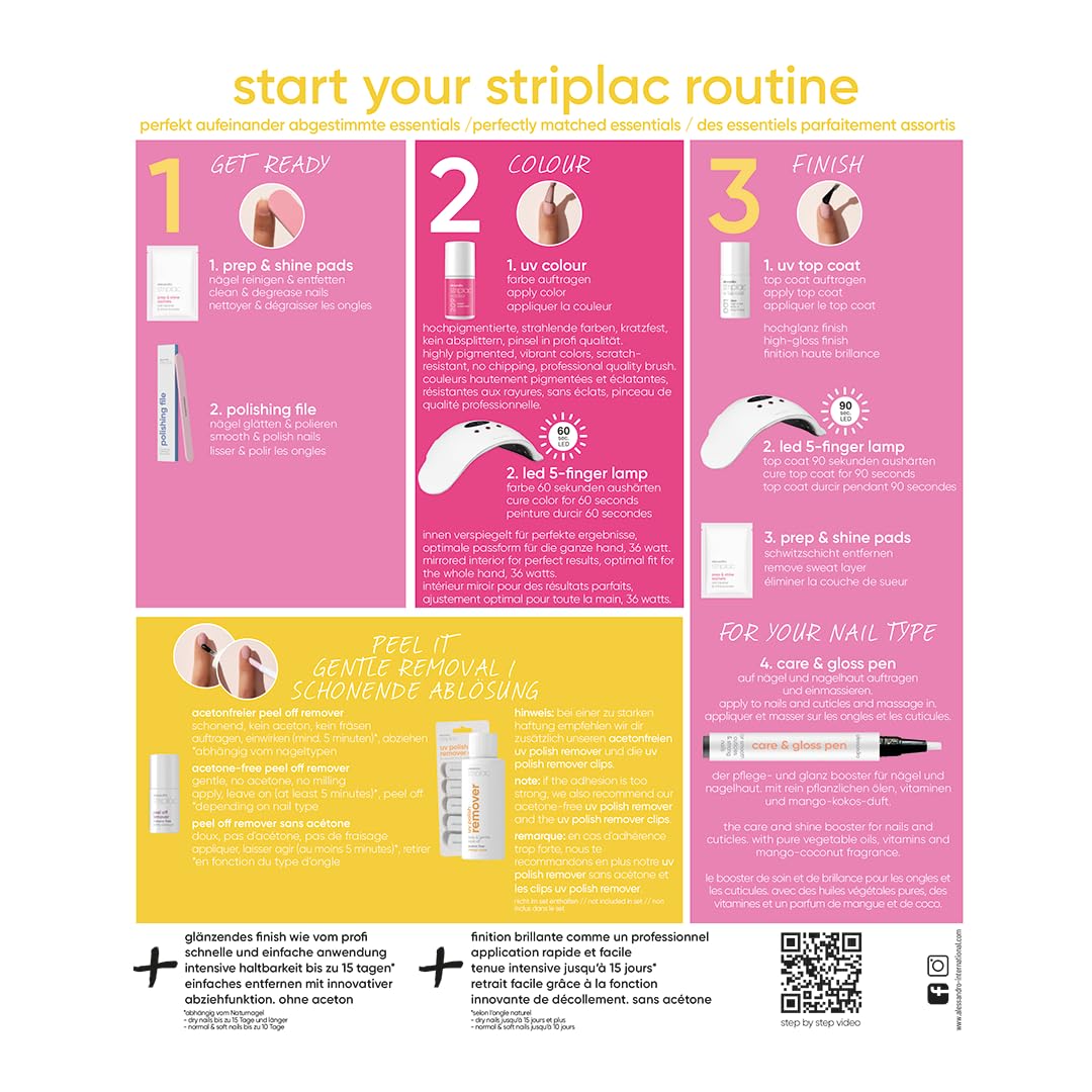 alessandro Striplac UV Starter Set dry nails Summer Edition