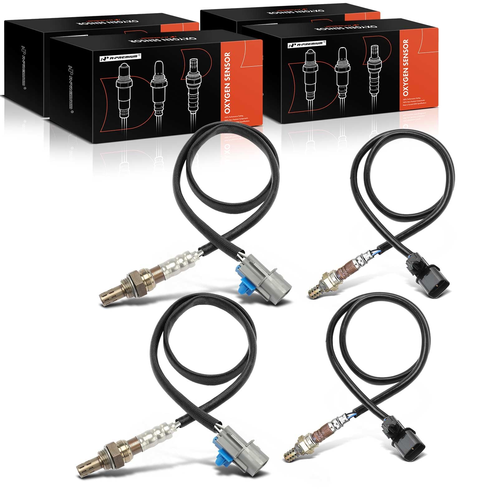 A-Premium O2 Oxygen Sensor Compatible with Mitsubishi Montero 1997 V6 3.5L, Calif-ESV, Upstream & Downstream, 4-PC Set, Replace# MD312084, MD306894-picture-22