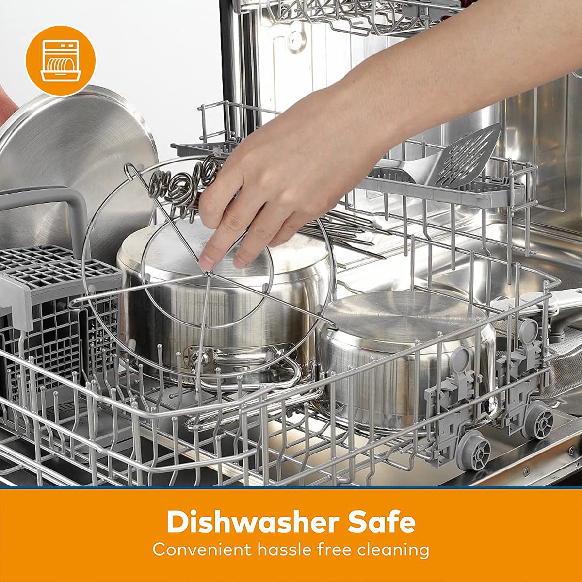 Stainless Steel Air Fryer Skewer Stand Compatible with Ninja Foodi 6Qt 8Qt Vertical Skewers Holder with Stand Stainless Steel Air Fryer Accessories Grill for Grilling Home Kitchen Kabobs(QT Grill)