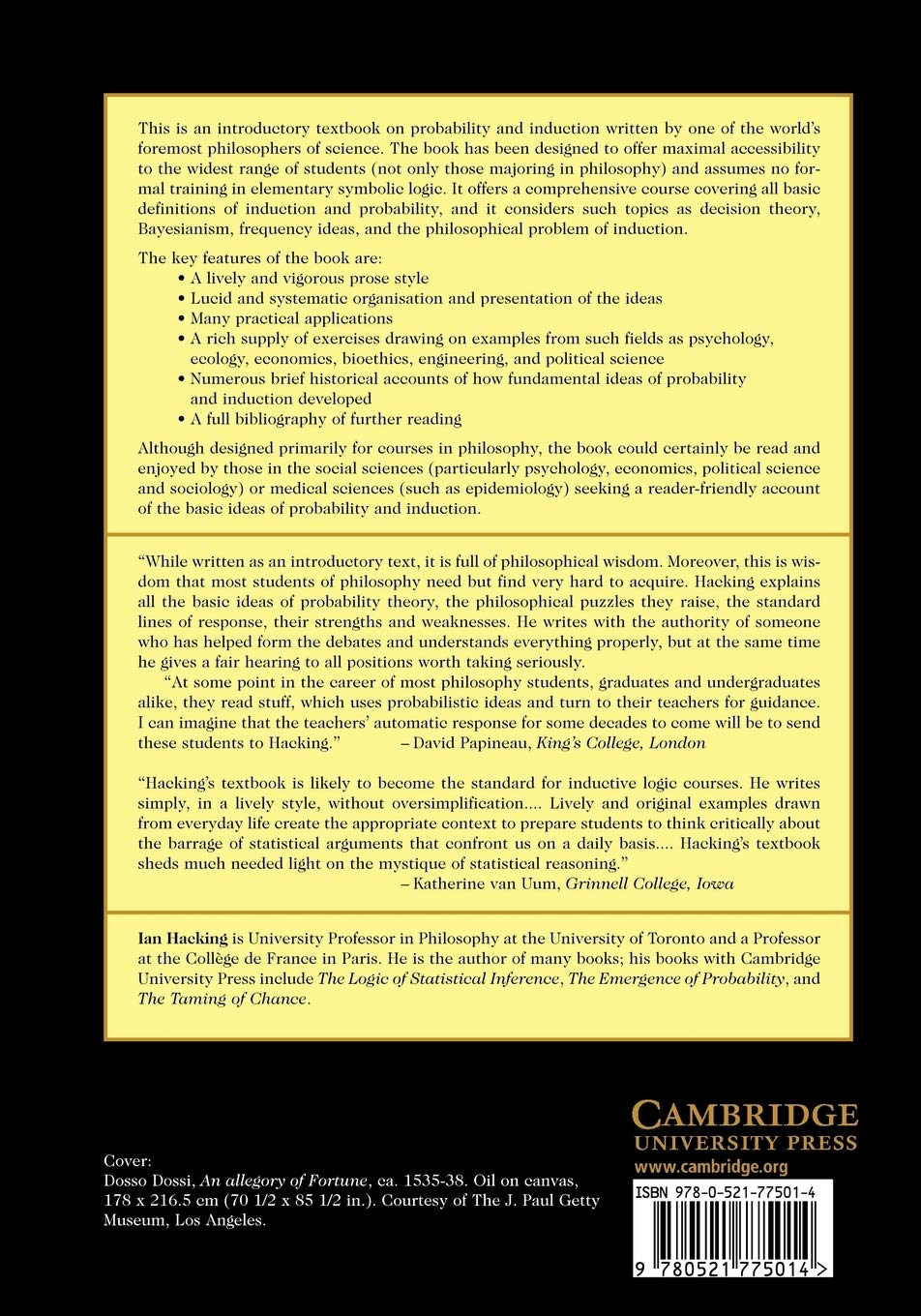 An Introduction to Probability and Inductive Logic