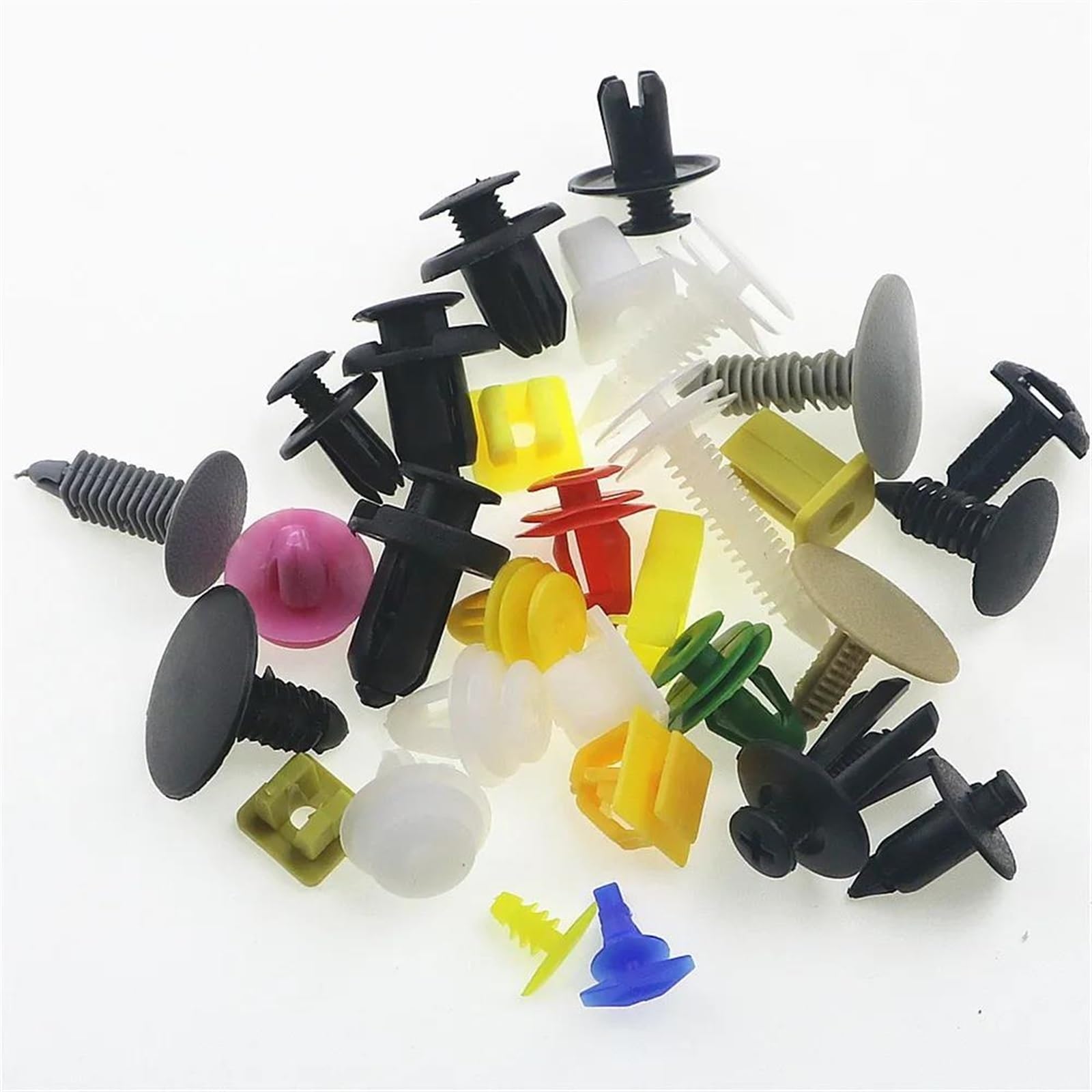Viti e accessori 500 Pezzi Di Fissaggio Automatico Misto Clip Per Paraurti Universale Per Auto Fermo Per Rivetto Pannello Porta Parafango Fodera