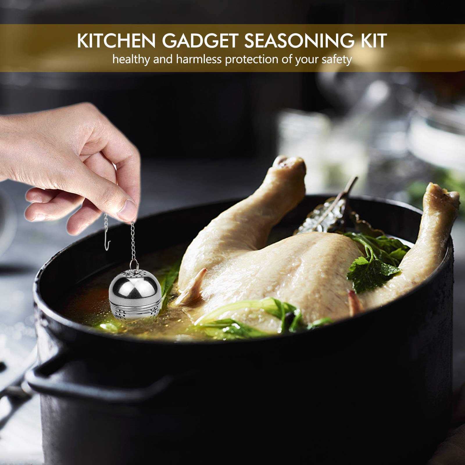 Teesieb Edelstahl 2 Stück - 4cm Teeei Mit Haken