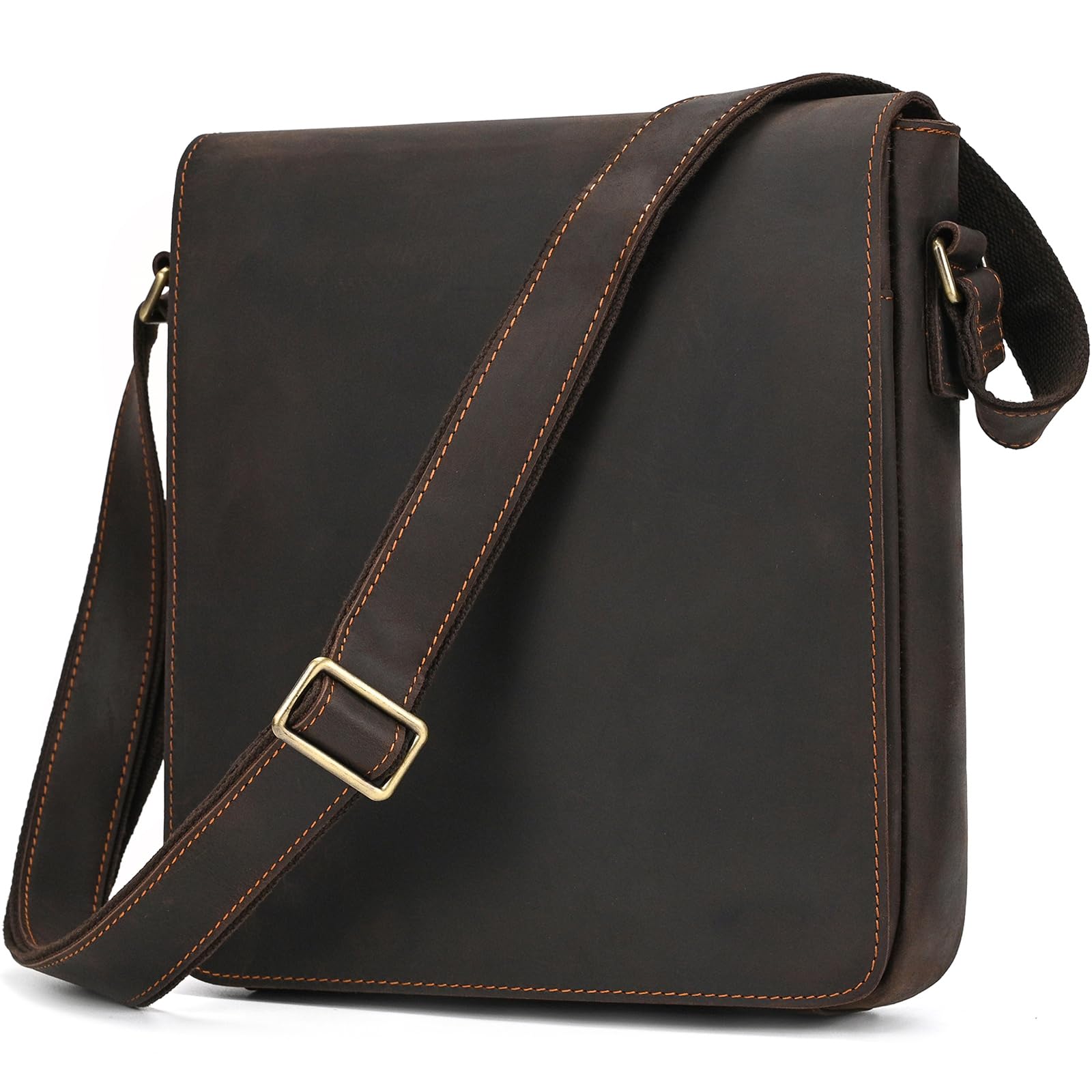 Amazon | [wifreo] ショルダーバッグ メンズ 本革 斜めがけバッグ 10.5