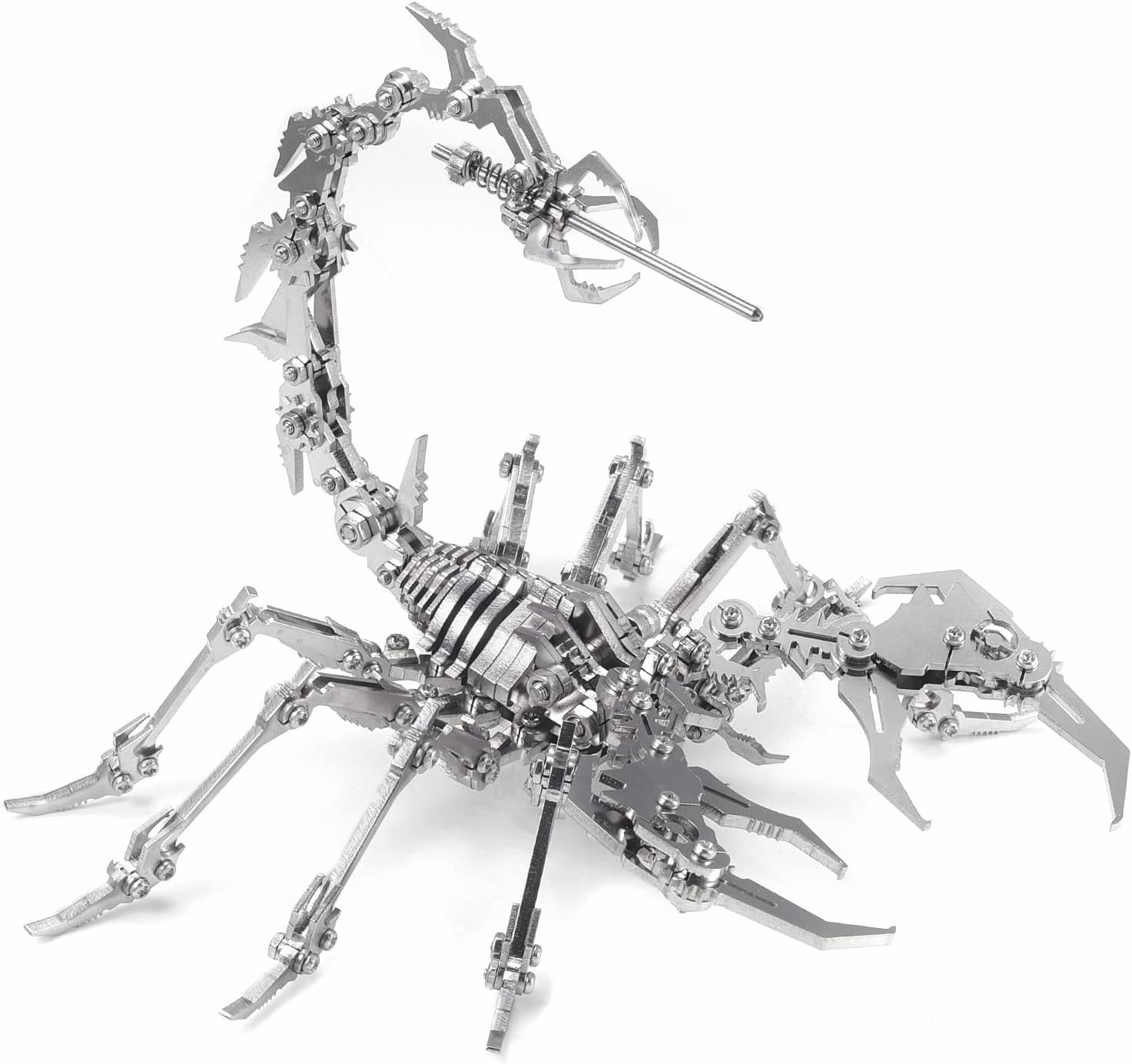 Wollet 3D Metal Puzzle Scorpion King Mechanical Model, DIY Metal Puzzle Decorations, 3D Animal Model Kit, Adult/Teenager Building Block Toys