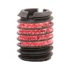 E-Z Lok Externally Threaded Insert, C12L14 Carbon Steel, Meets AISI 12L14, #4-40 Internal Threads, #10-32 External Threads, 0.250 Length, Made in US Pack of 10