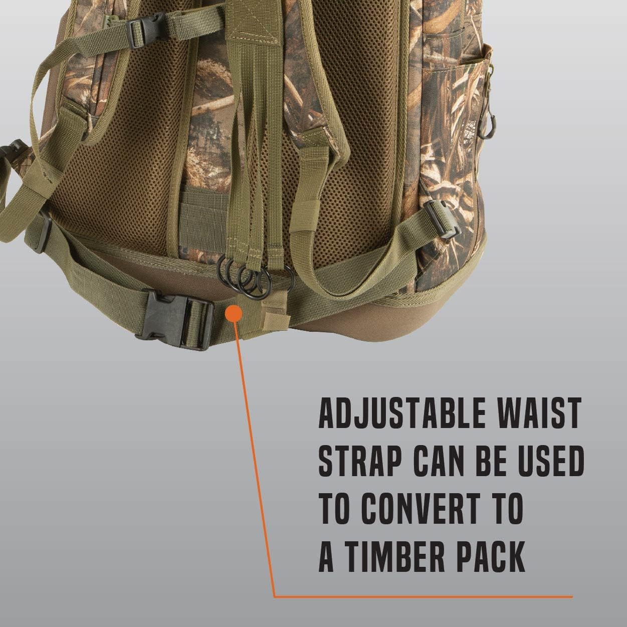 Allen Company Hunting Backpacks - Waterfowl, Deer Hunting Back Pack with Rifle/Bow Carrying System, Storage for Hunting Gear - Image 5