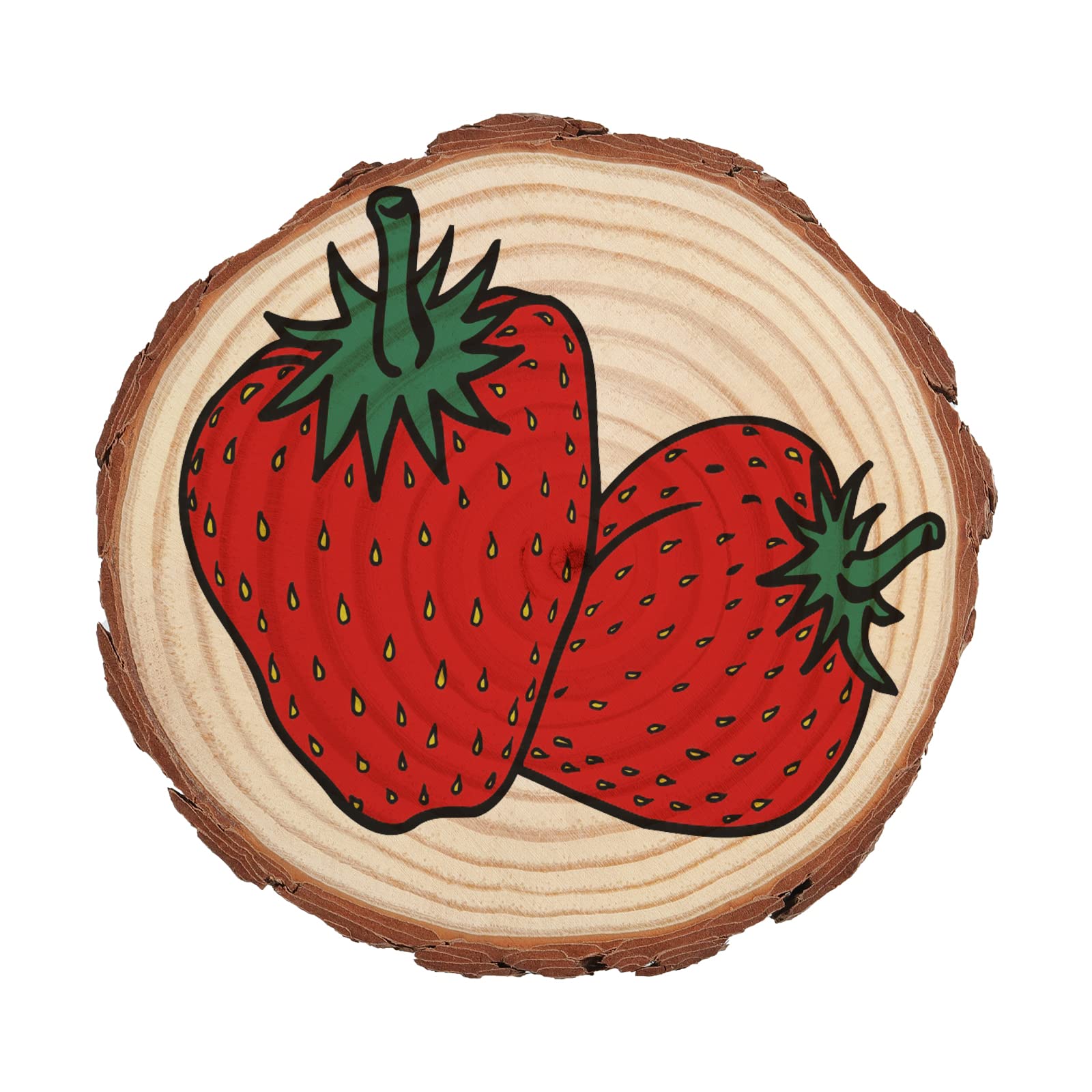 HAKZEON 20 Stück 14–16 cm natürliche Holzscheiben, 1 cm dick, unlackierte Holzkreise, runde Holzscheiben für Bastelarbeiten, Hochzeitsdekorationen, Weihnachten, Heimdekoration, 14–16 cm Durchmesser