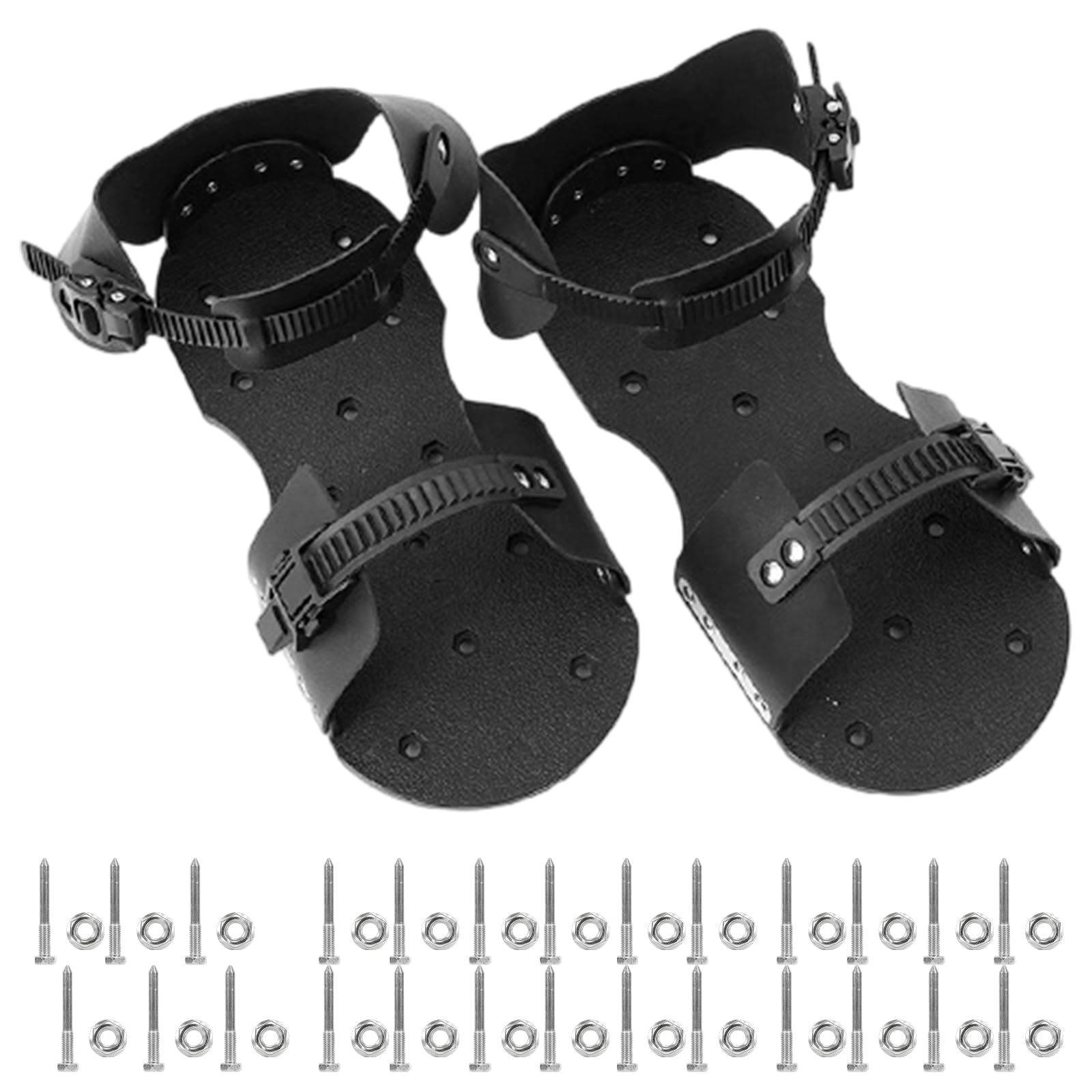 Secure Strap Aerating Footwear Nylon Base Ventilation Confident Walking on Any Terrain Aeration Spikes