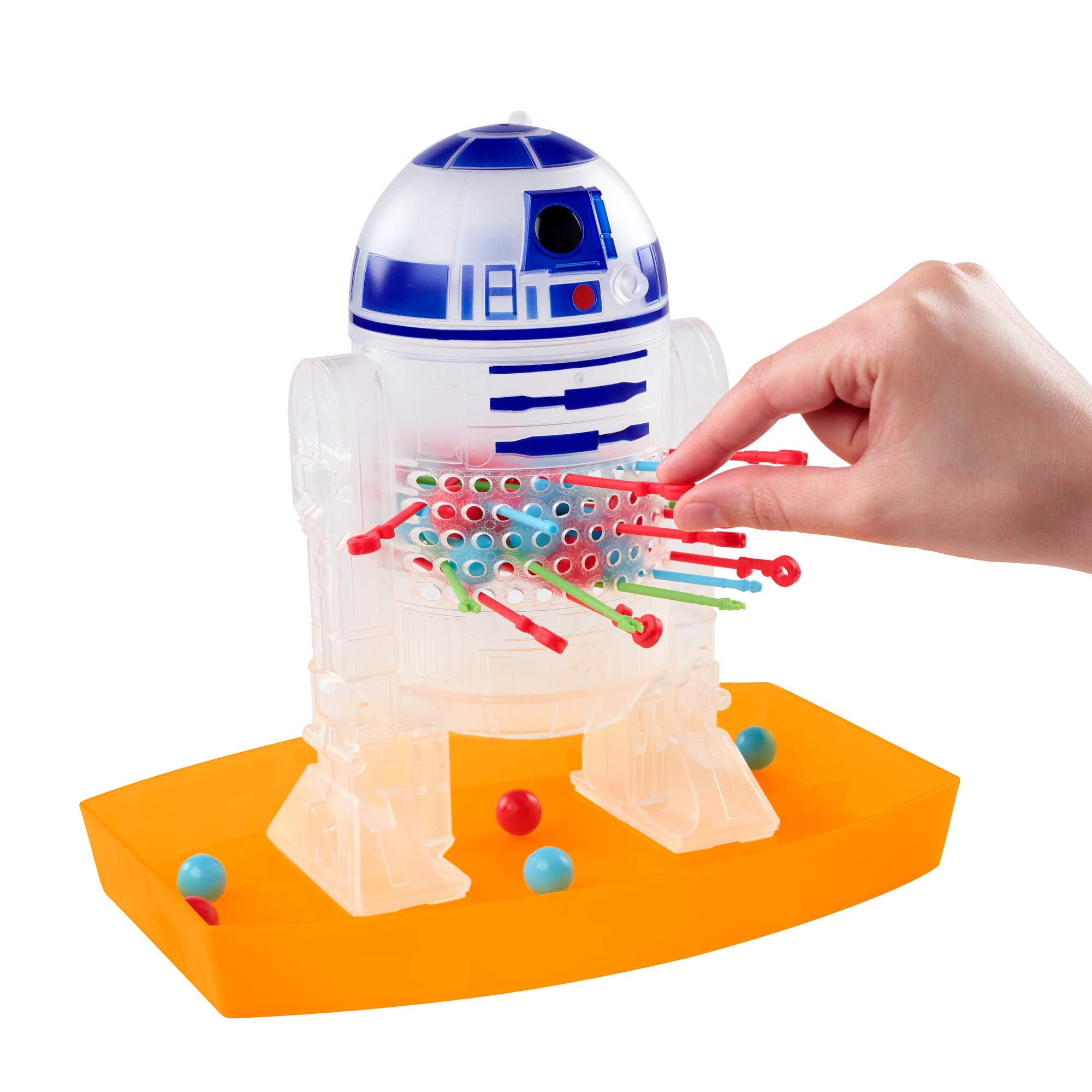 Mattel Games SOS Ouistiti Star Wars Version R2-D2 avec Billes, Jeu de société et d'adresse pour Enfants, GPG65