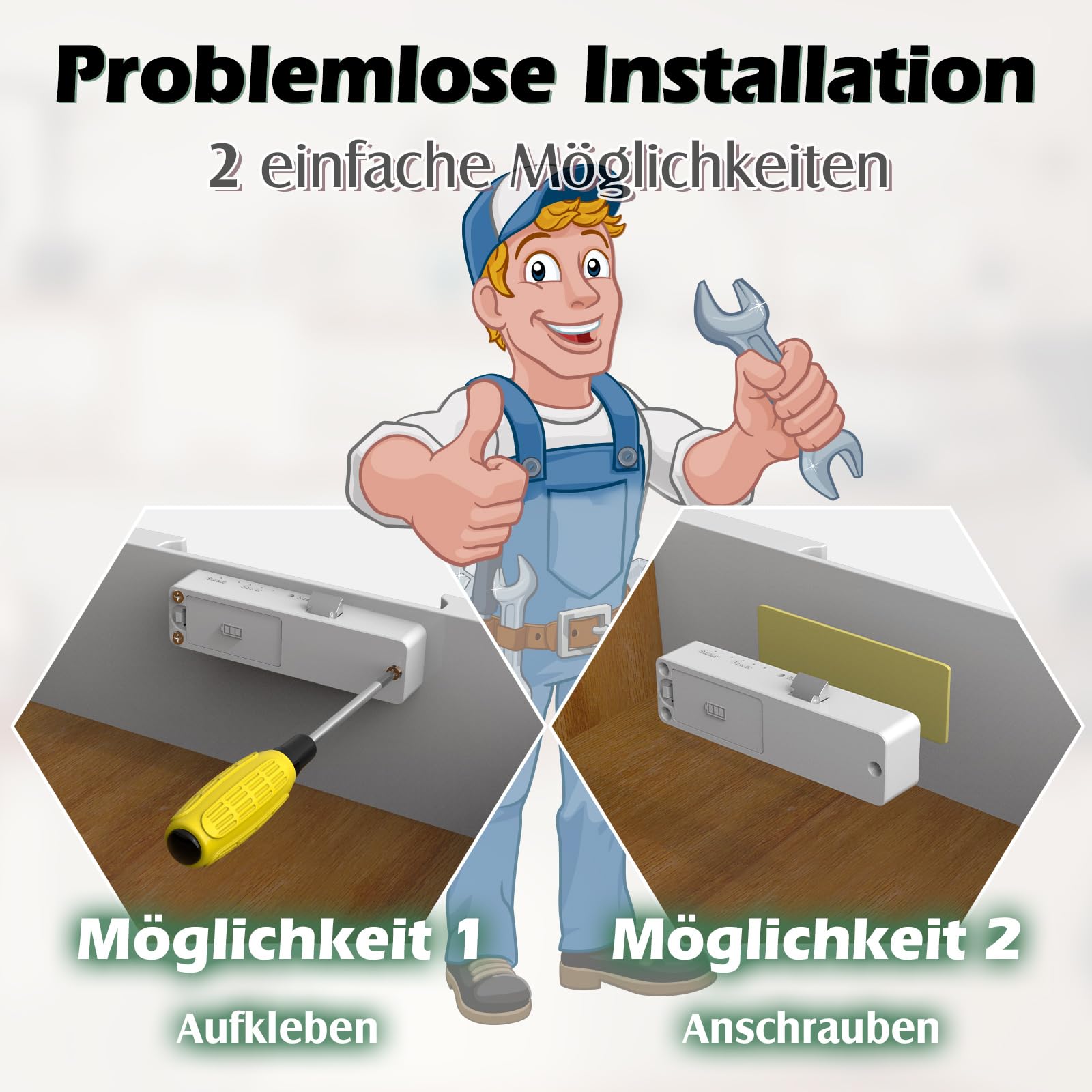 Eseesmart Smart Elektronisch Schrankschloss RFID APP NFC Schubladenschloss Baby Möbel Schloss