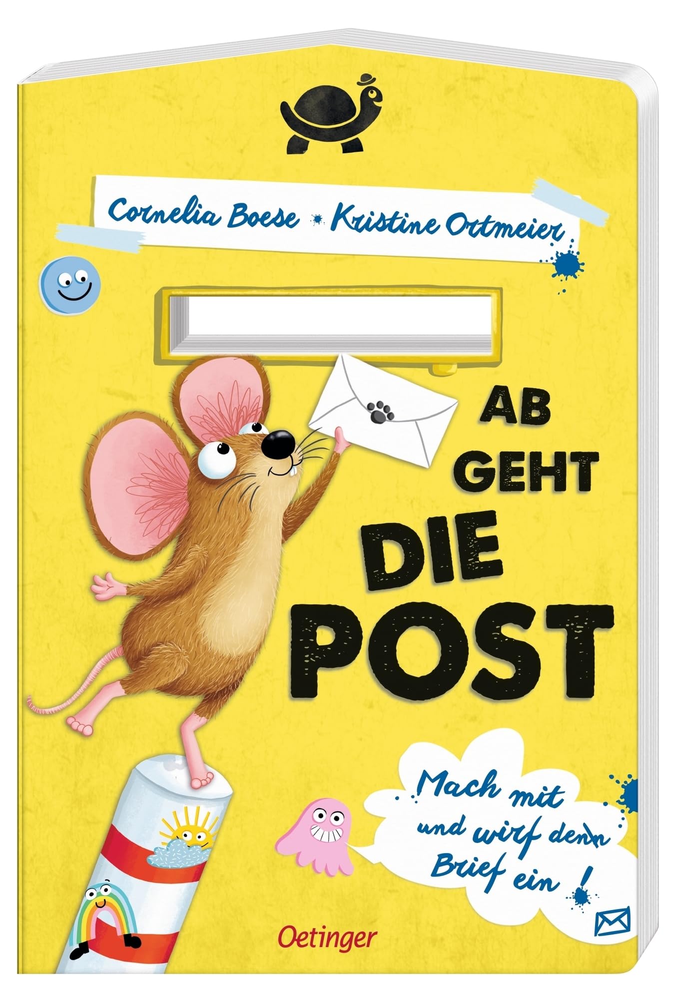 Ab geht die Post: Mach mit und wirf den Brief ein! | Briefkastenbuch zum Mitmachen für Kinder ab 2 Jahren