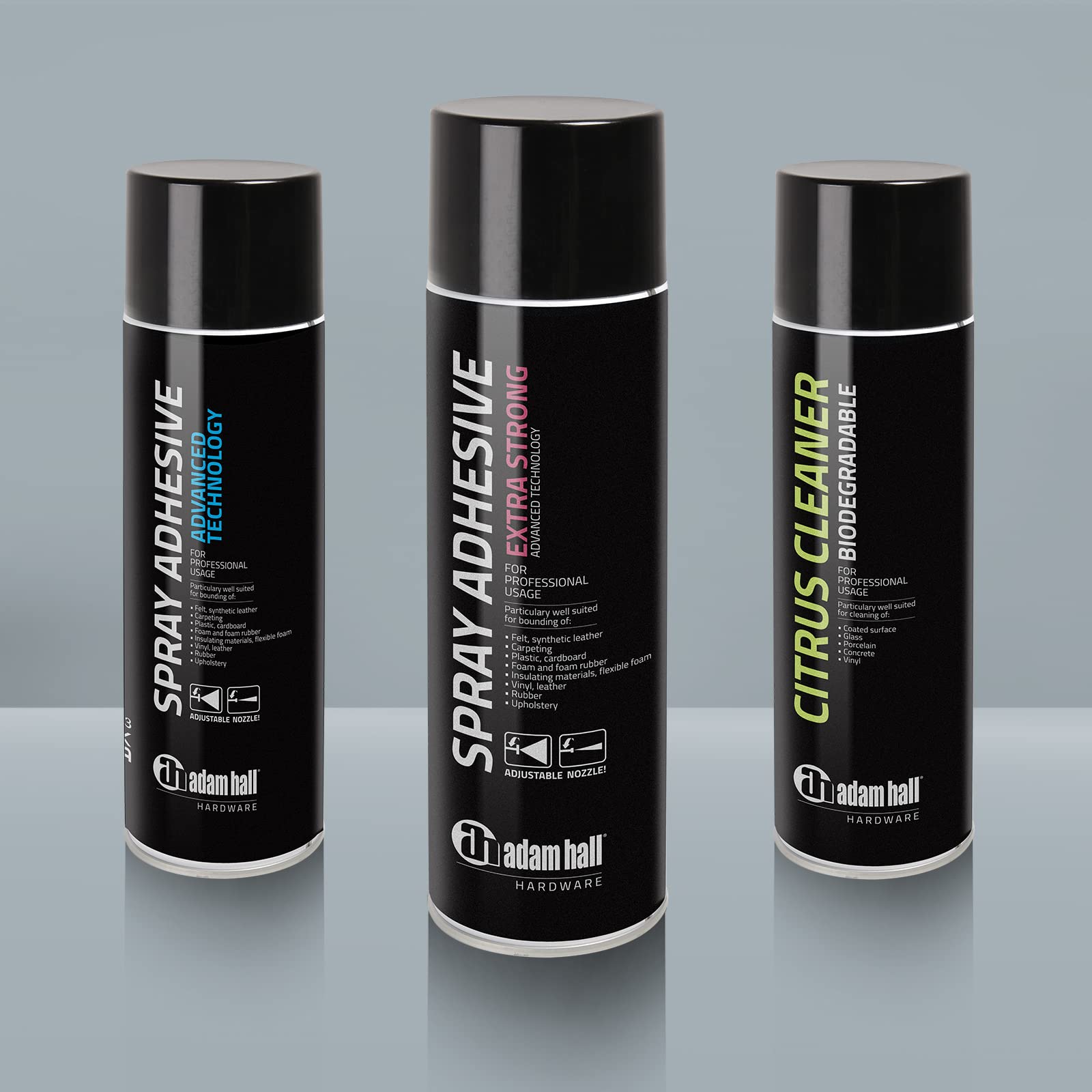 Adam Hall Hardware 01366 - Spray adhesivo en lata, extrafuerte, 500 ml