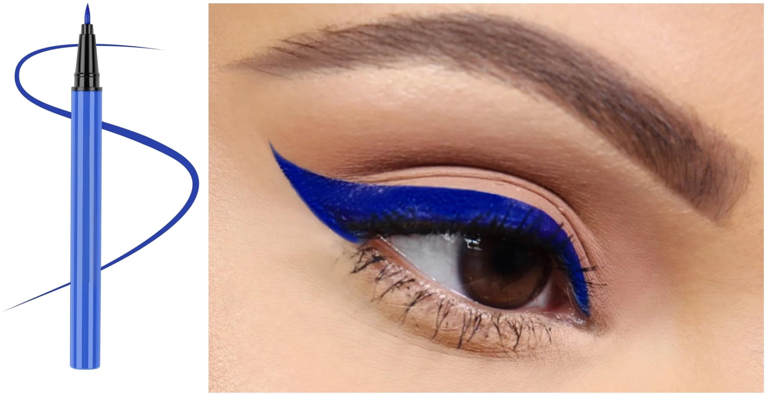 Waterproof blue sketch Eyeliner Pen for girls-image-10