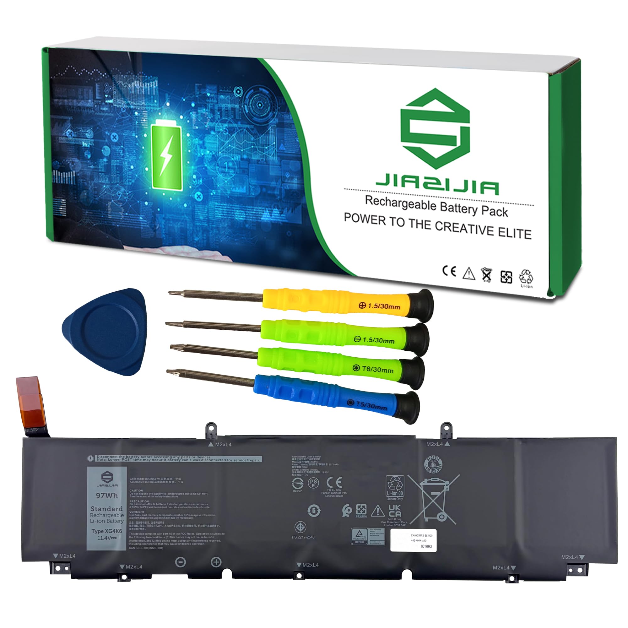Amazon.com: JIAZIJIA XG4K6 CPX-F8CPG Laptop Battery Replacement