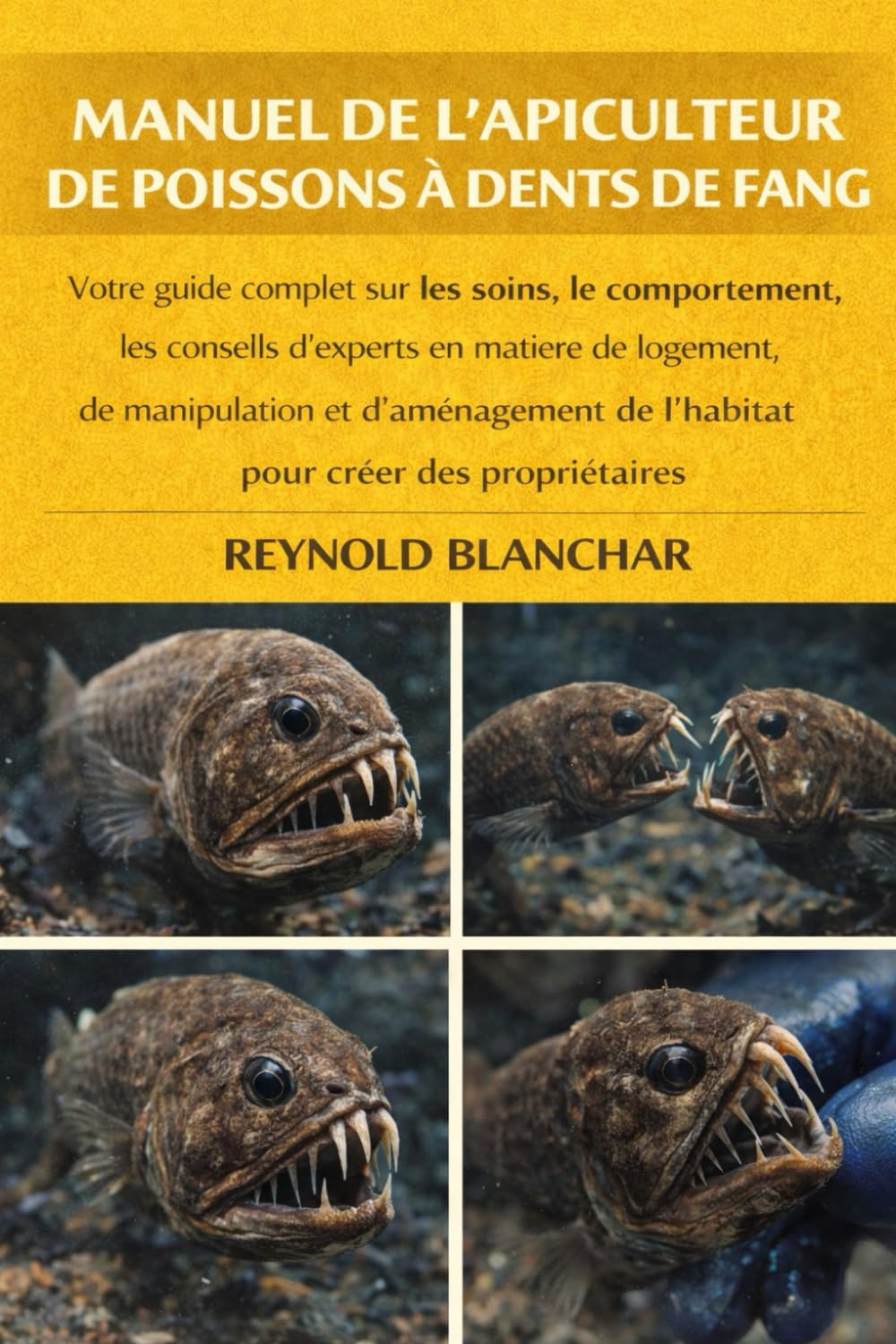 MANUEL DE L'APICULTEUR DE POISSONS À DENTS DE FANG: Votre guide complet sur les soins, le comportement, les conseils d'experts en matière de logement, ... de l'habitat pour les propriétaires