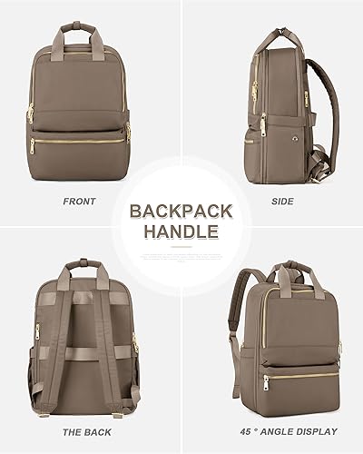 Miniatura 8 de Mochila de viaje para laptop, A- marrón oscuro, Mochila de viaje para laptop