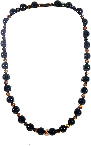 Miniatura 2 de Auras by Osiris Beaded Necklaces for Men Healing Crystal Protection Stone Mens Necklaces Handmade in USA by Master Shaman